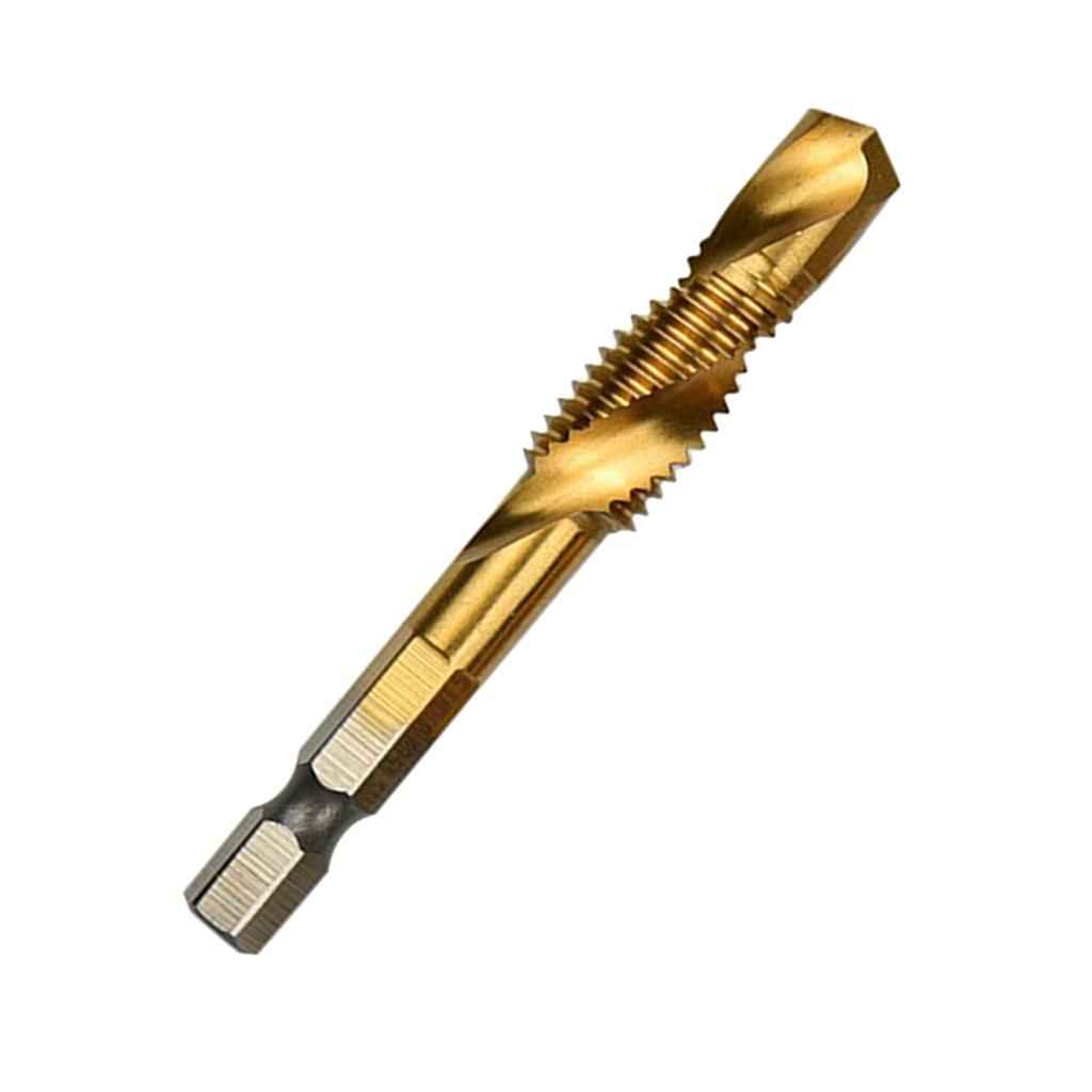 Hand Tap Drill Bits M3 M4 M5 M6 M8 M10 Metalworking Tools M10x1.5mm Gold