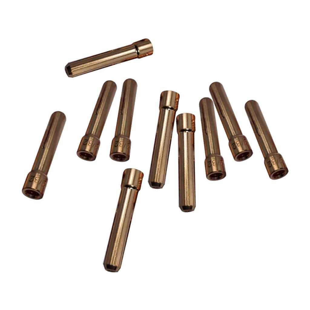 10pcs TIG Collet Tips For WP9 18 26 TIG Welding Torch Series 2.4mm