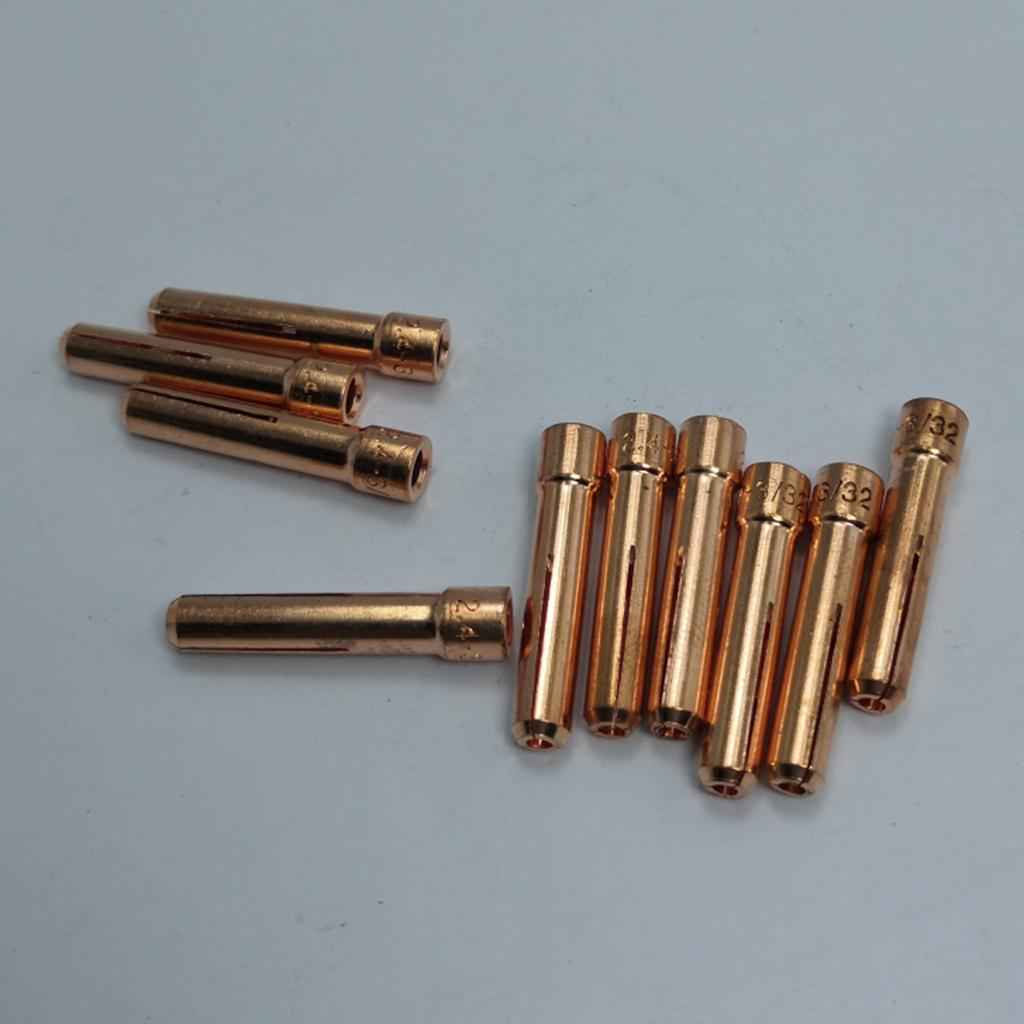 10pcs TIG Collet Tips For WP9 18 26 TIG Welding Torch Series 2.4mm