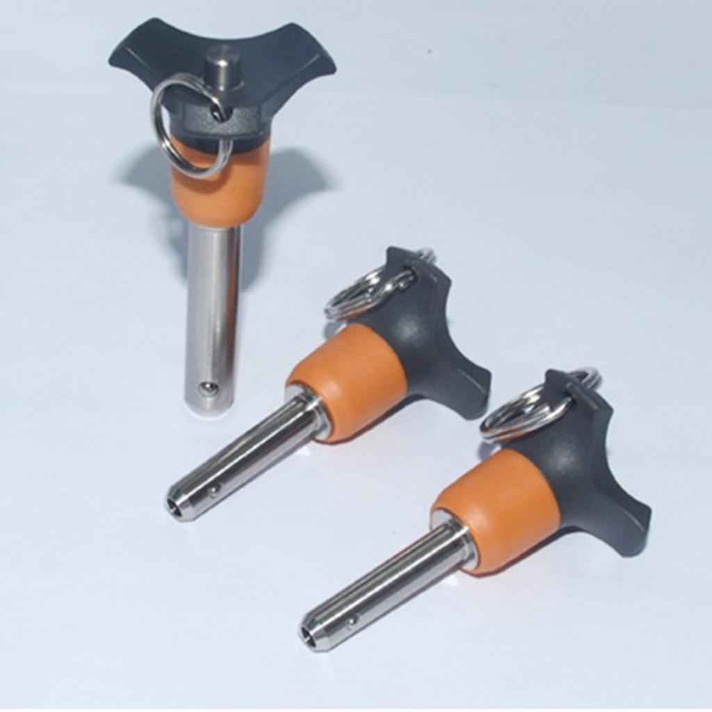 Steel Quick Release Ball Lock Pin Plug Pin Dia 6mm DIY Tools Accessory