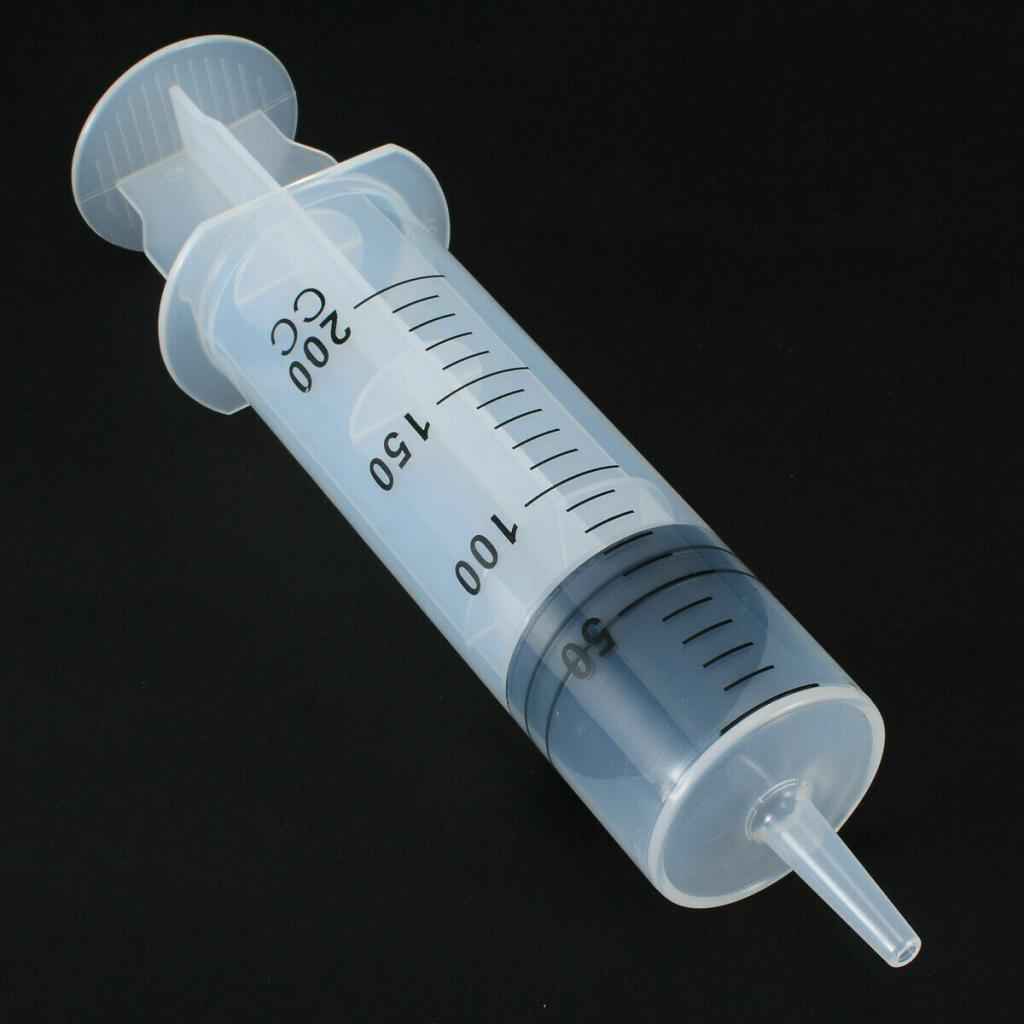 200ml Large Volume Plastic Syringe with Measurement for Multi Use