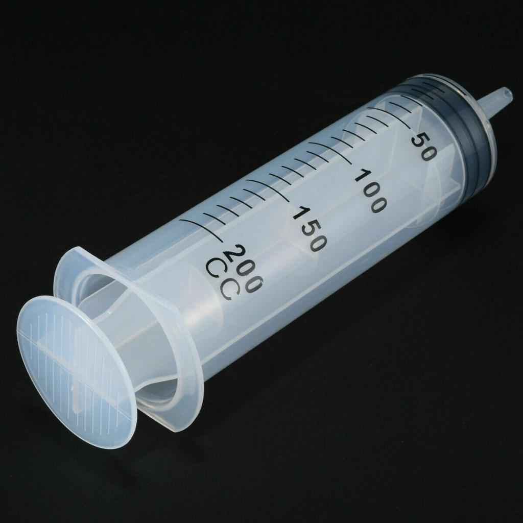 200ml Large Volume Plastic Syringe with Measurement for Multi Use