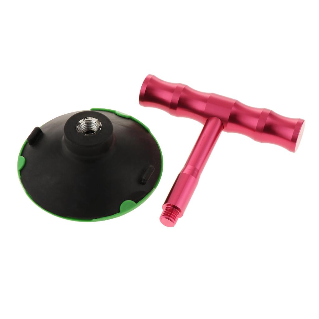 Car Dent Repair Tool Kit Puller T-bar Slide Hammer + 3 Sized Suction Pads