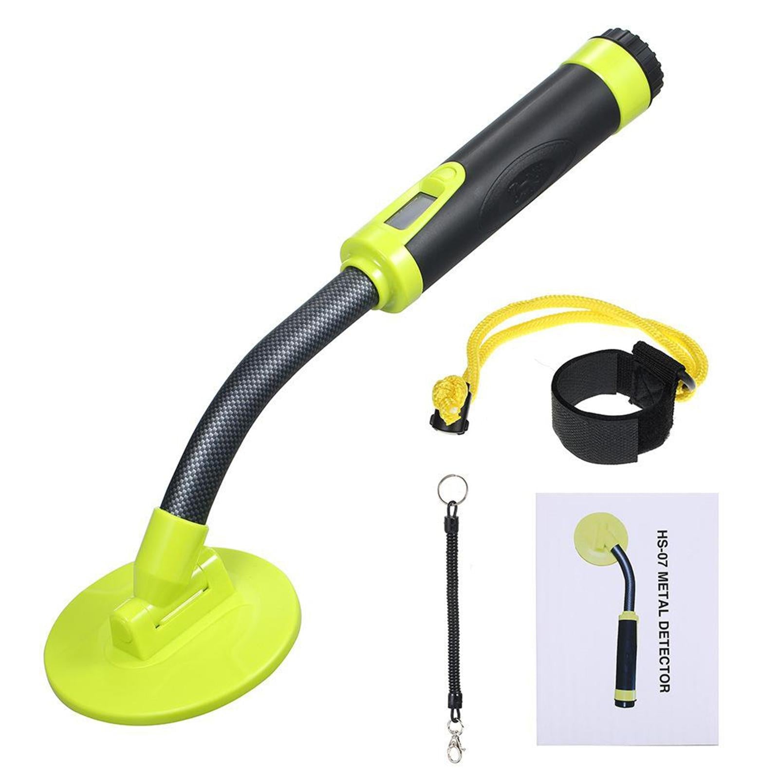 Professional Metal Detector Finder Gold Digger, Waterproof and High Accuracy Green