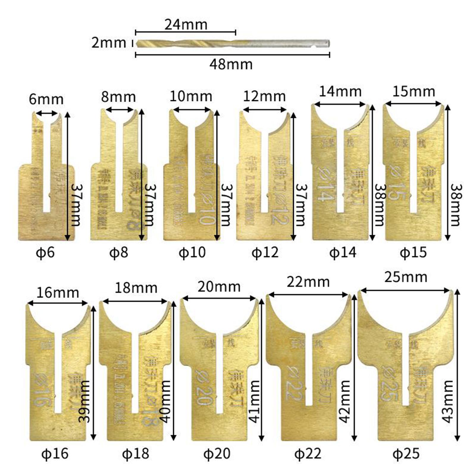 Wood Beads Maker Buddha Beads Drill Bit Milling Cutter Set 6-12 Set