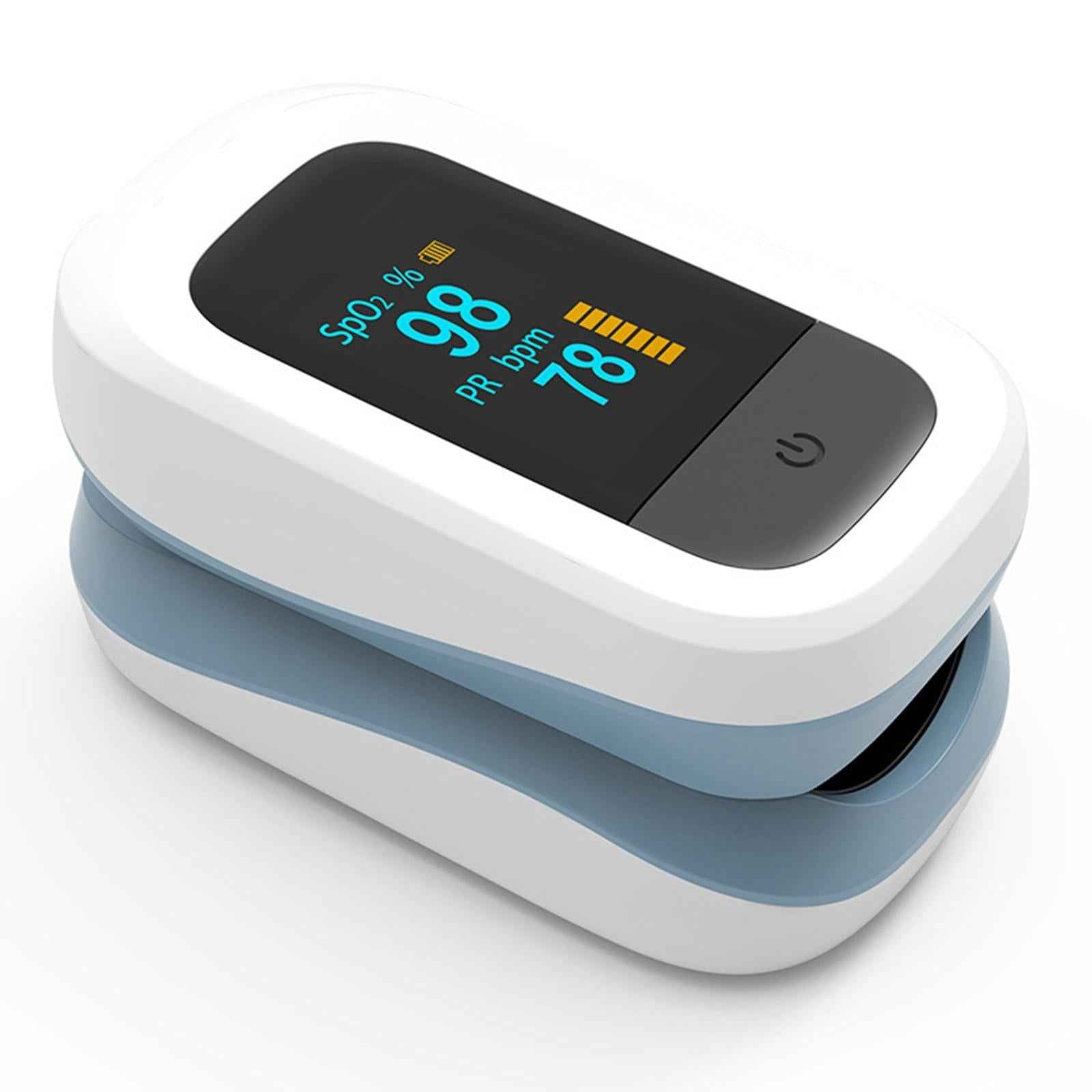Digital Finger Oximeter Finger Clip Saturation Meter with Lanyard Home Tools