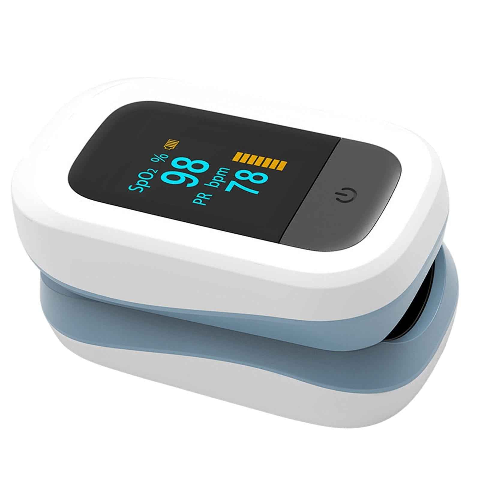 Digital Finger Oximeter Finger Clip Saturation Meter with Lanyard Home Tools