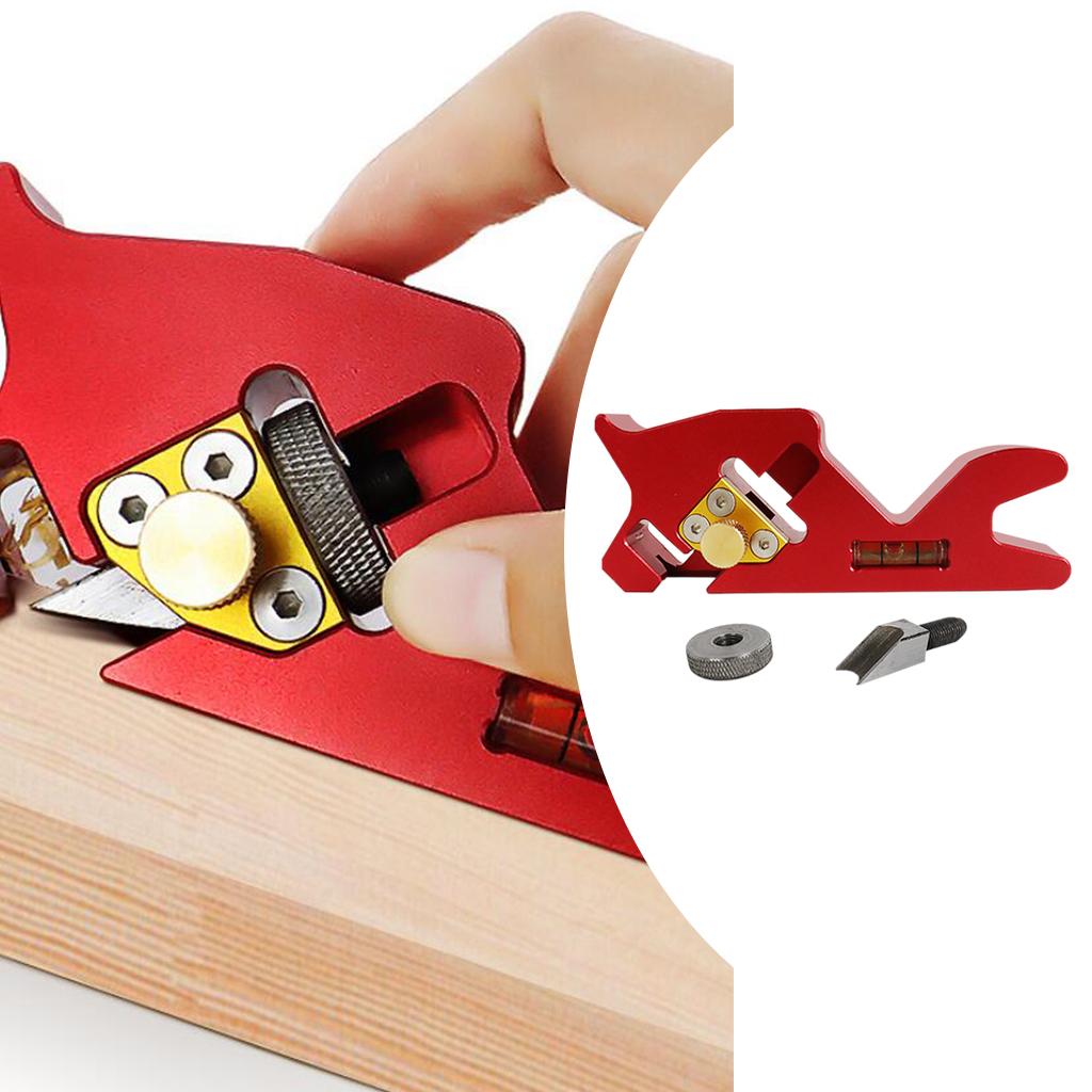 Chamfer Plane 45 Degree Block Planer Trimming Woodcraft for Woodworkers Red Package B