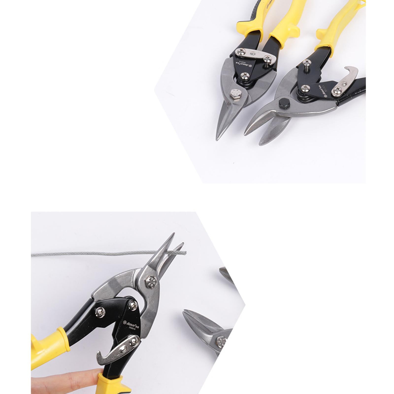 Aviation Tin Snips with Forged Blade Cutting Shears Scissors Hand Tool Right Cut
