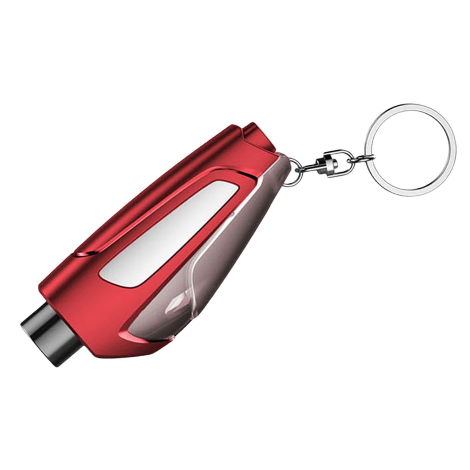 Pocket Window Breaker Seatbelt Cutter Car Safety Hammer Seat Belt Cutter red