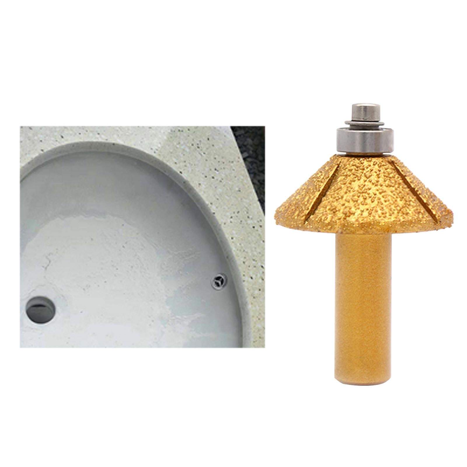 Diamond Rounding Cutter Router Bits Stone Trimming Milling Cutter