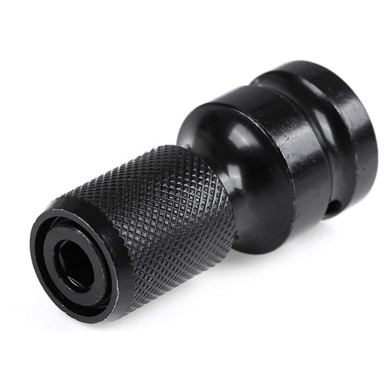 6xScrewdriver shanks Adapter 1/2 inch Square to 1/4 inch Socket for diy repairing