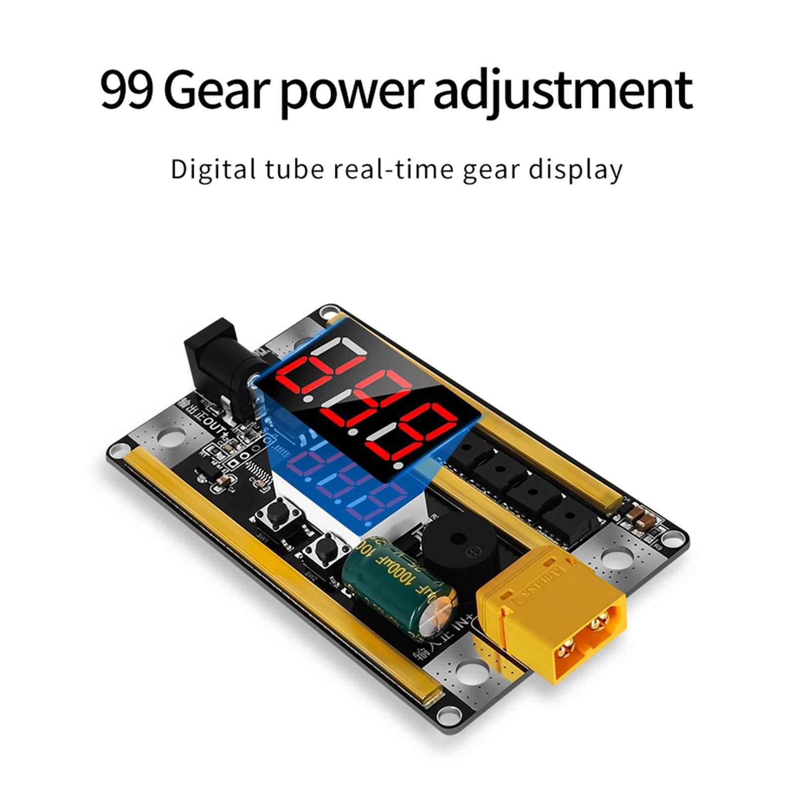 12V Spot Welder Set Portable Handheld Adjustable 99 Level for Welding Repair 1 Set with shell
