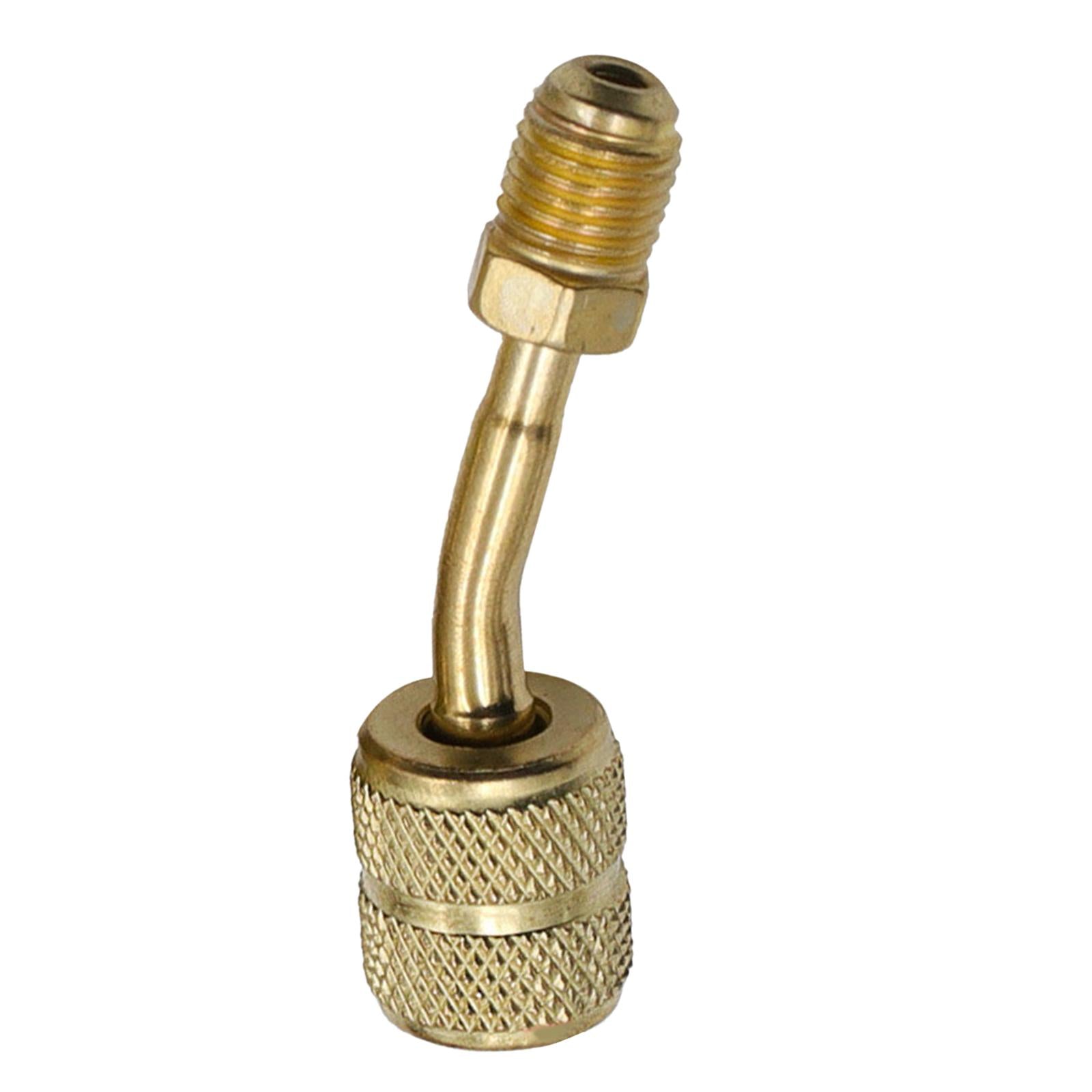 6xR22 to R410 Air Conditioning Value Easy to Install Durable Mini Adapter 45 Degree