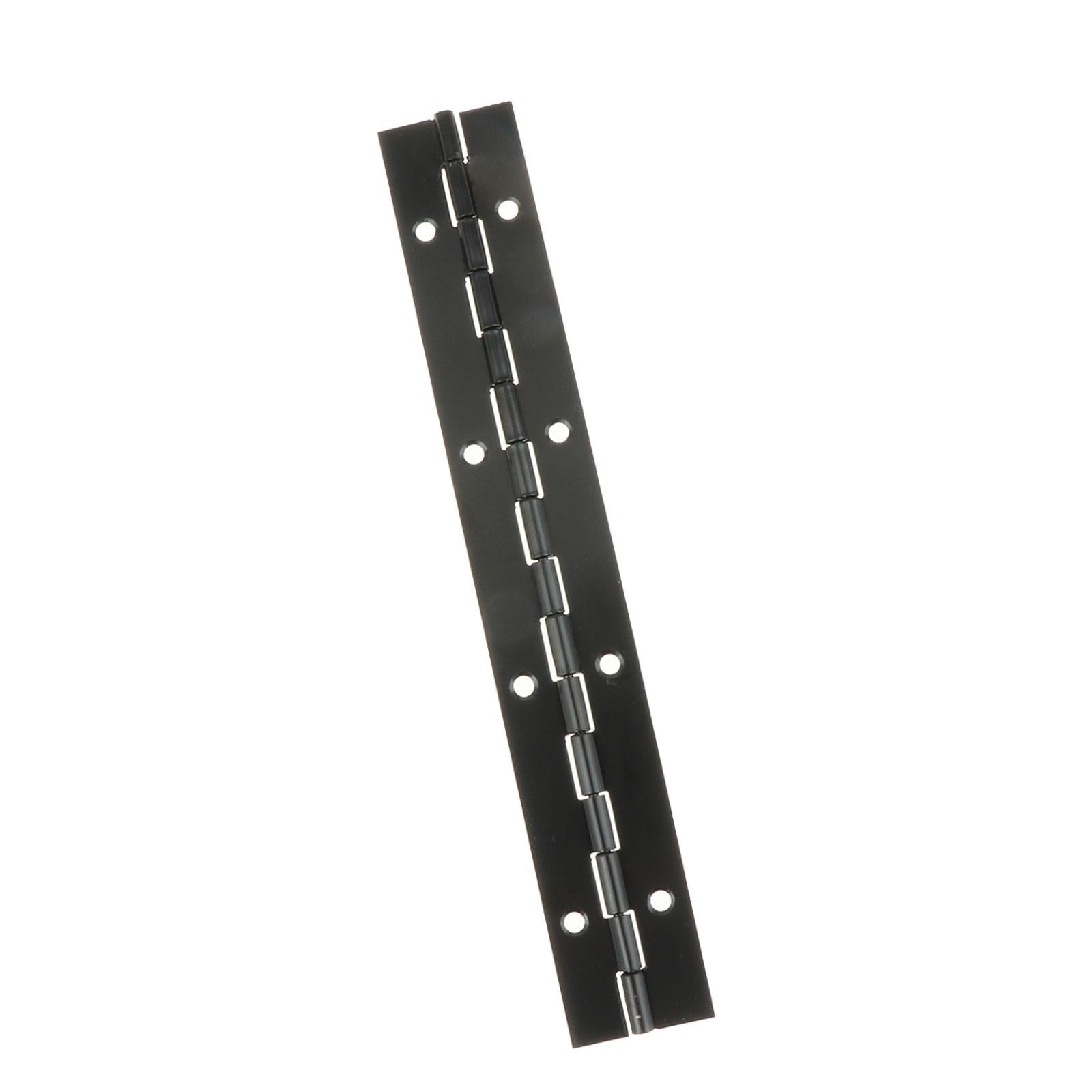 2xMetal Piano Hinge Fixed Folding Continuous Hinge for Window Door Woodworking 200x30x1mm