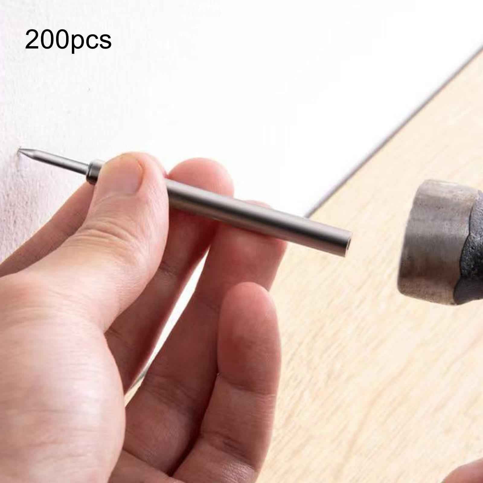 Double Head Skirting Thread Nail with Nail Specific Sleeve Tool Cement Nails 200 pieces