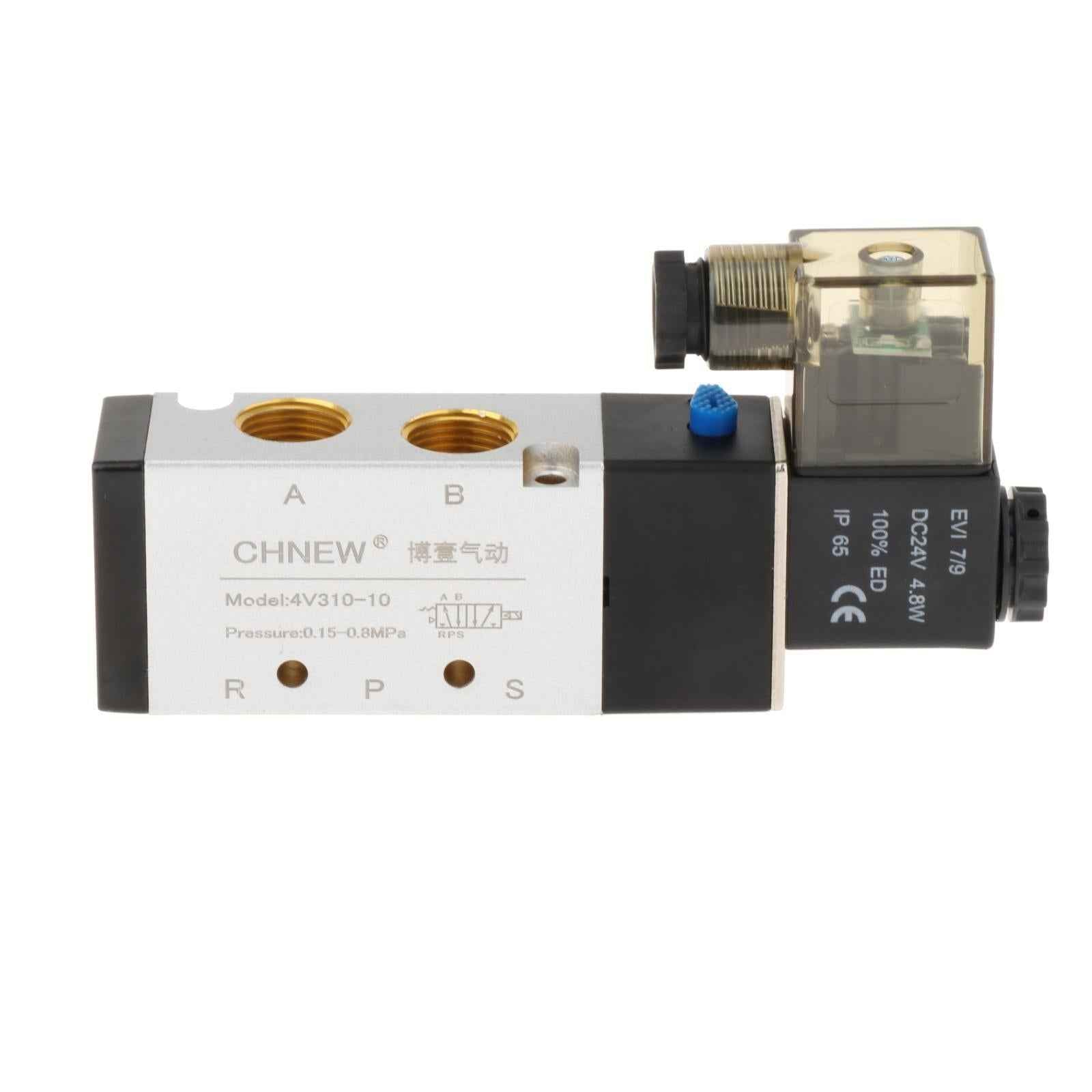 Pneumatic Solenoid Valve IP65 Repair Parts Metal Electric Solenoid Air Valve DC24V