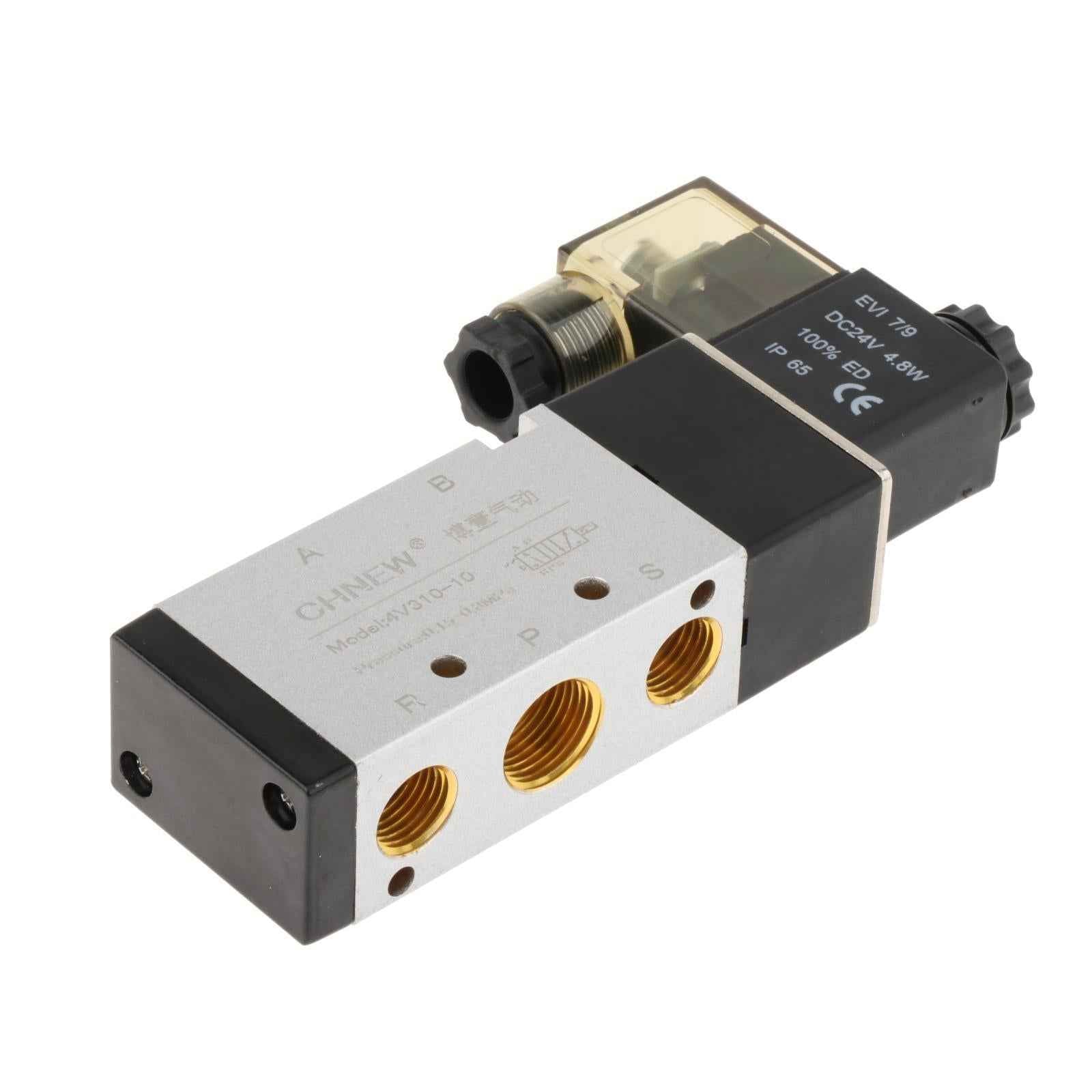 Pneumatic Solenoid Valve IP65 Repair Parts Metal Electric Solenoid Air Valve DC24V