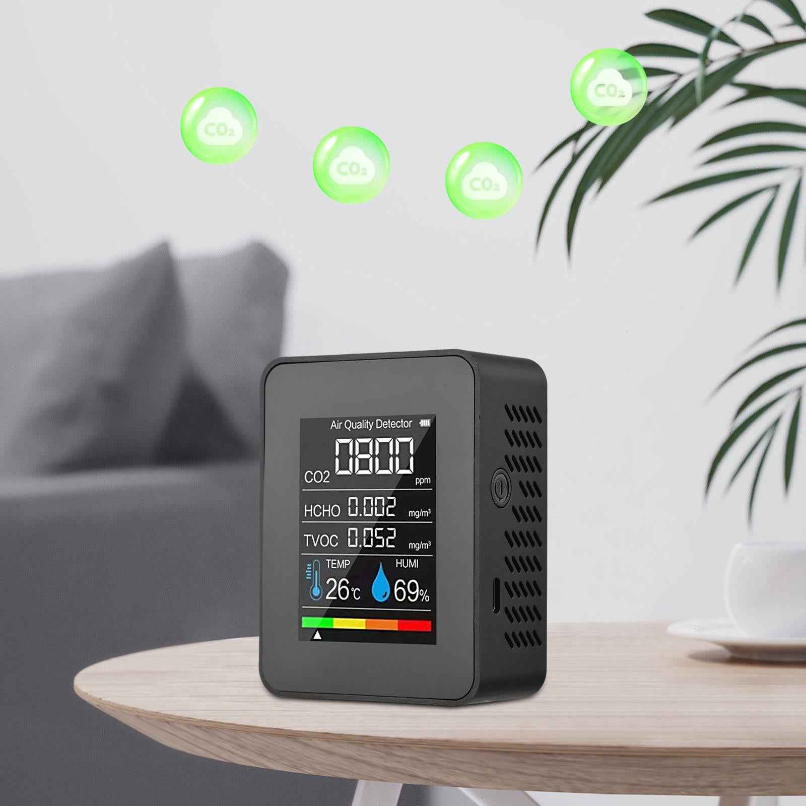 Air Quality Tester Air Analyzer for Indoor Outdoor Detection House Warehouse