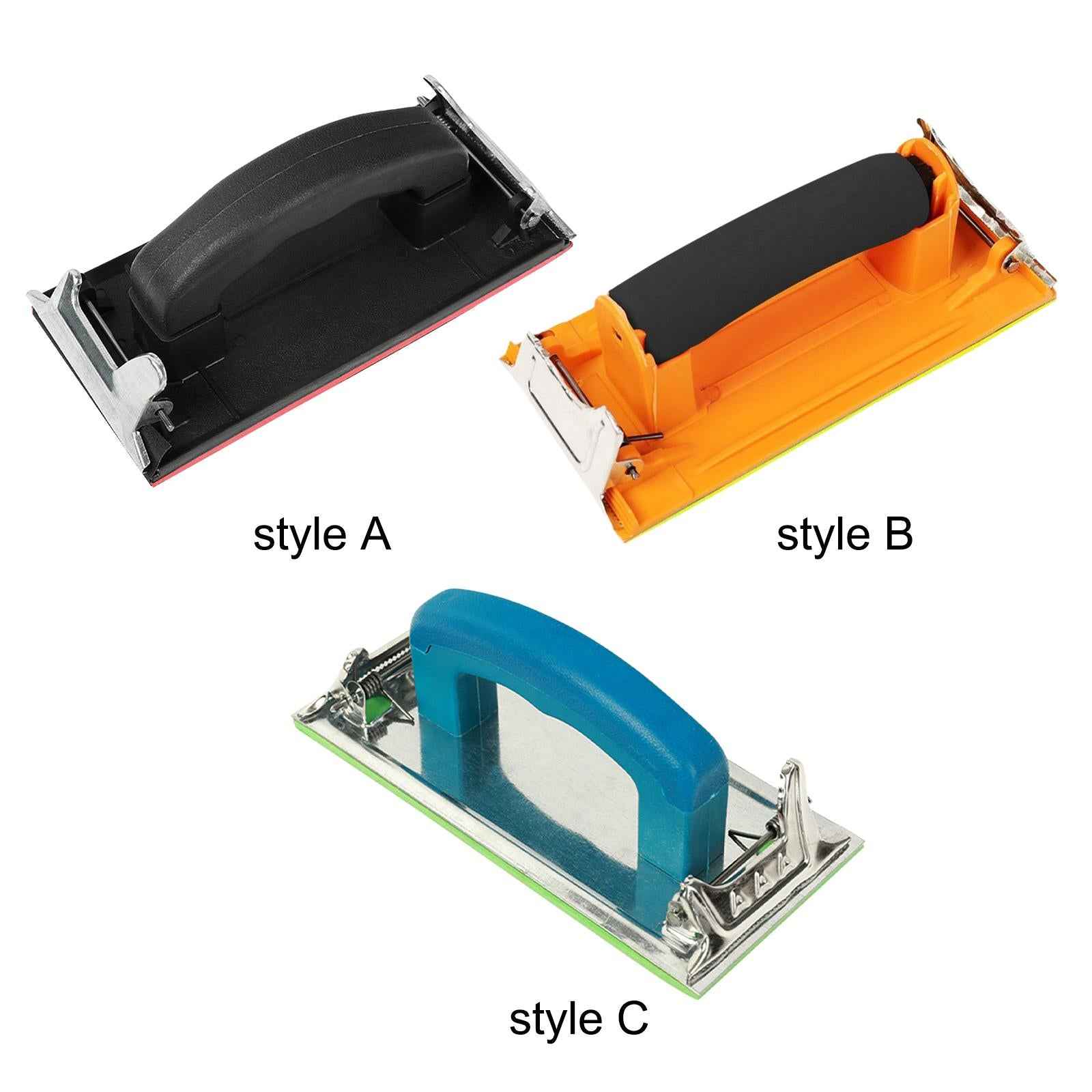 Hand Sander with Handle Floor Glass Metal Sanding Ergonomic Sandpaper Holder