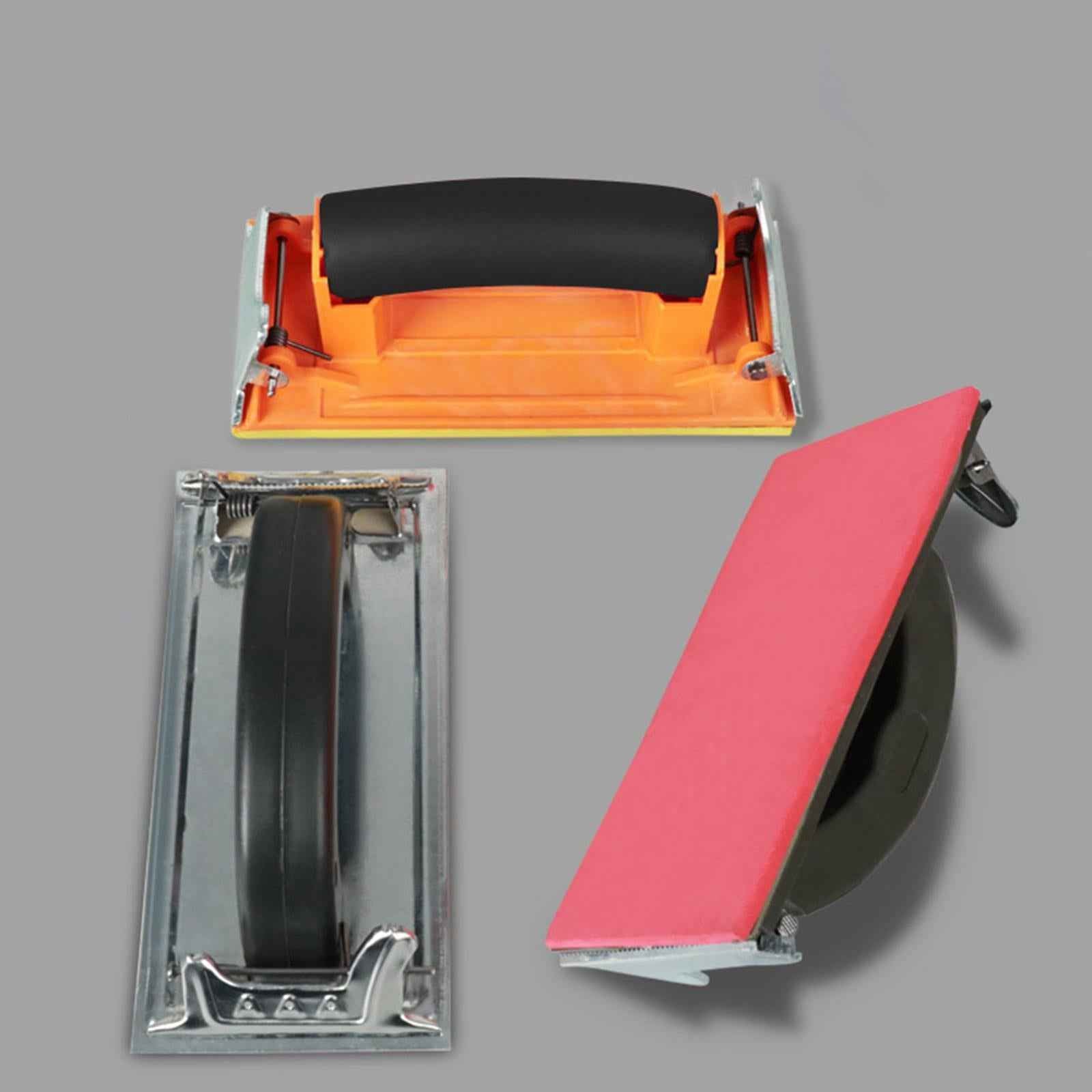 Hand Sander with Handle Floor Glass Metal Sanding Ergonomic Sandpaper Holder