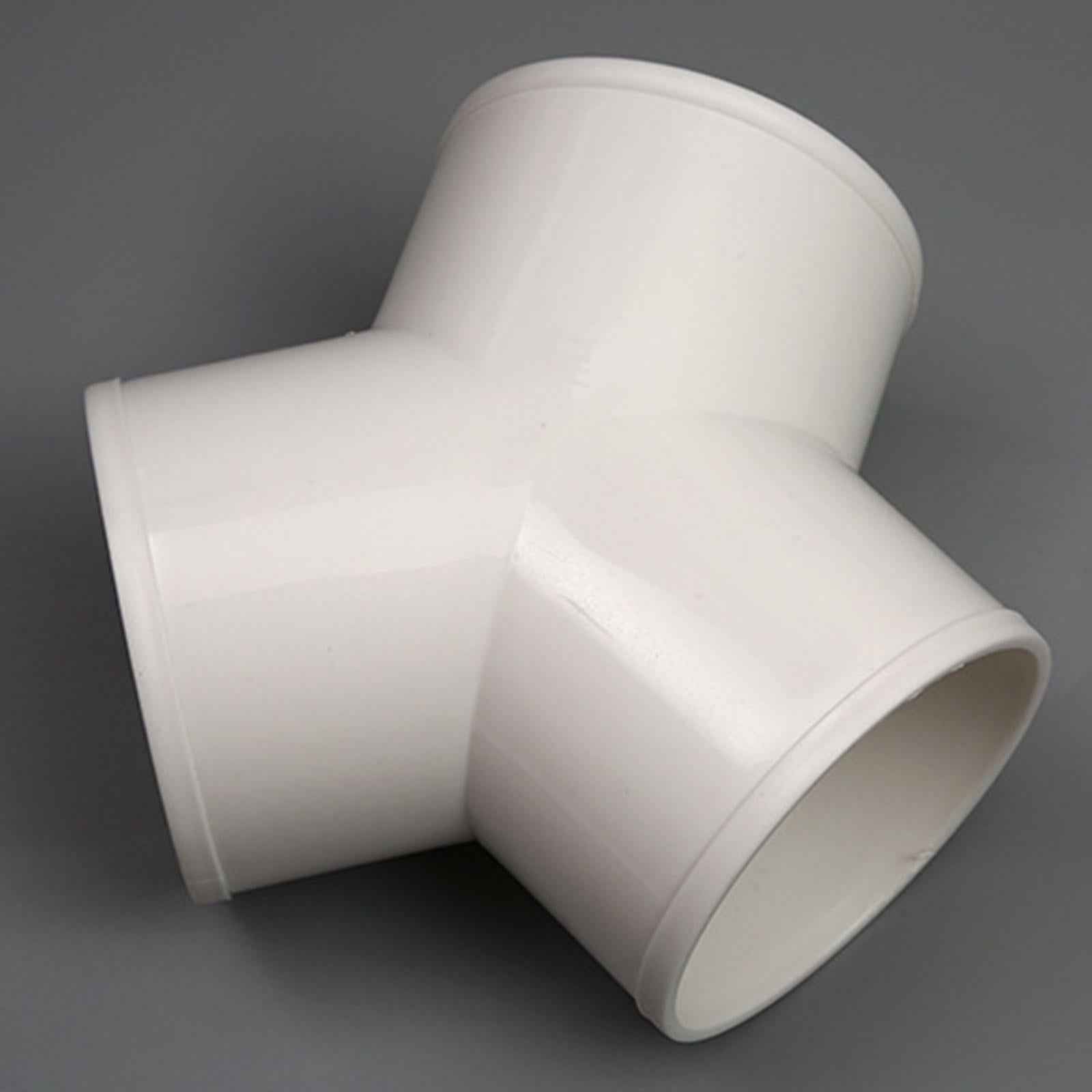 3 Way Elbow Connector Replaces Outlet Ventilation Ducts Tee PVC Pipe Fitting Y Shape Dia 10cm