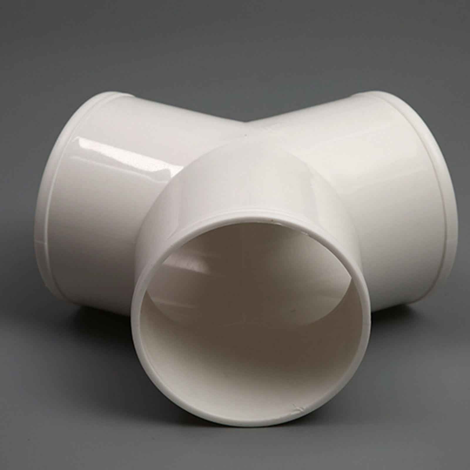 3 Way Elbow Connector Replaces Outlet Ventilation Ducts Tee PVC Pipe Fitting Y Shape Dia 10cm