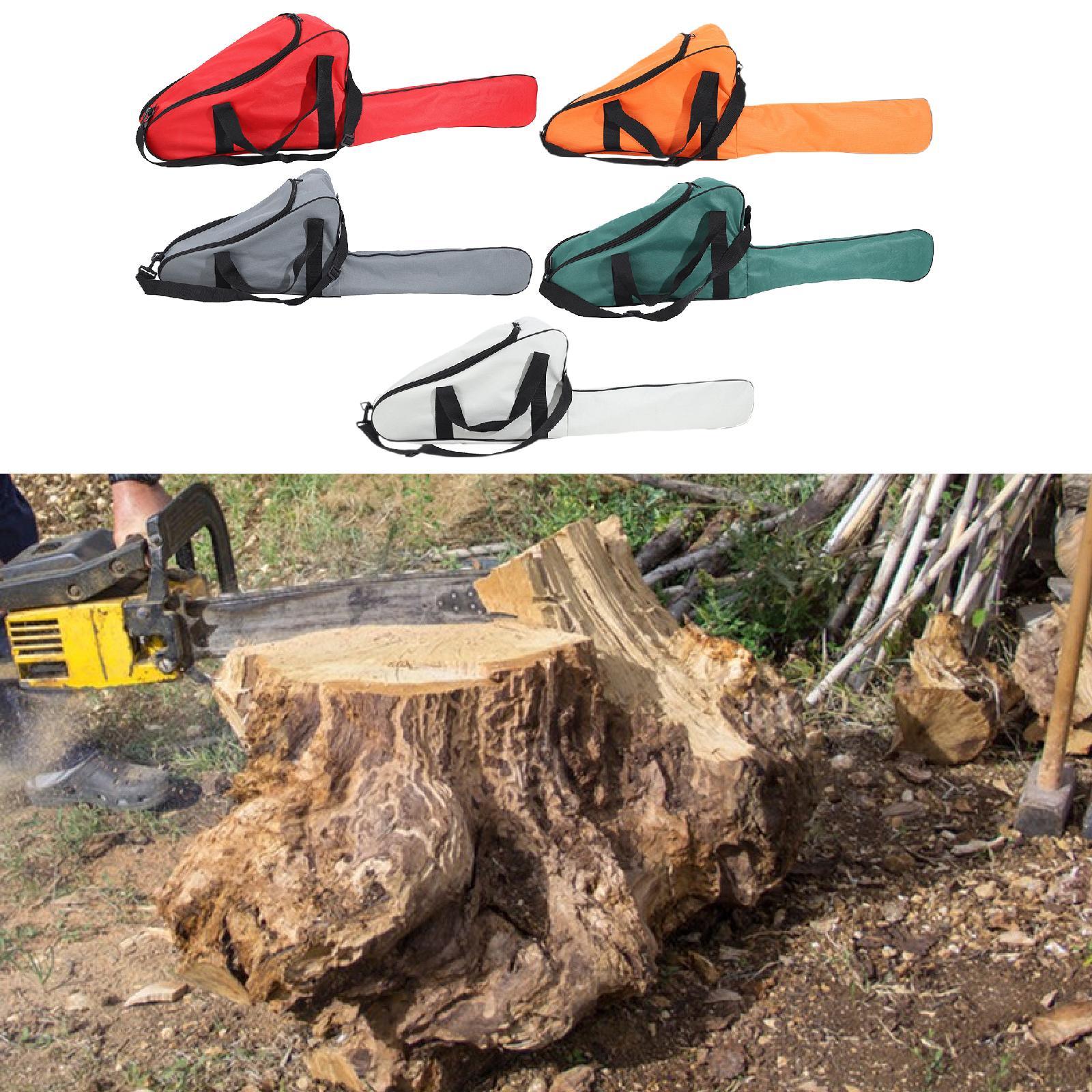 Chainsaw Carrying Bag Protective Chainsaw Carry Case for Woodworking Outdoor Red