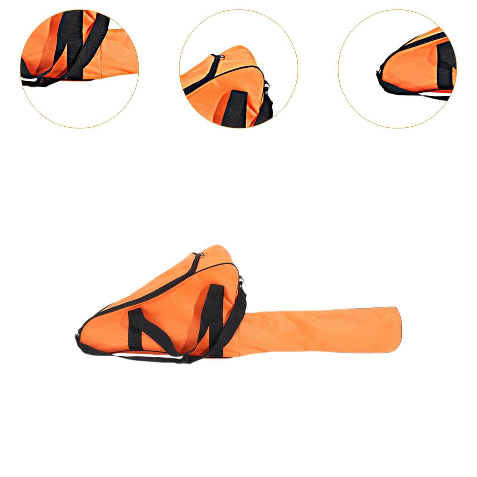 Chainsaw Carrying Bag Protective Chainsaw Carry Case for Woodworking Outdoor Yellow