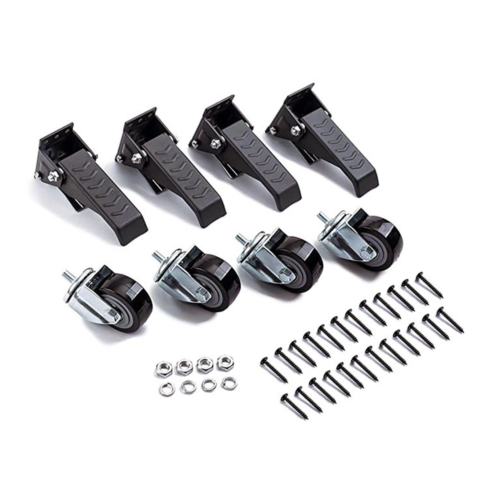 4Pcs Workbench Caster Swivel Castors for Equipment Machine Workbenches Table