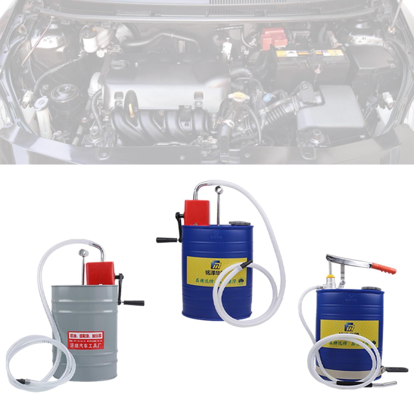 Transmission Oil Filling Pump Easy to Use Oil System Tool Oil Filling Barrel A Gray