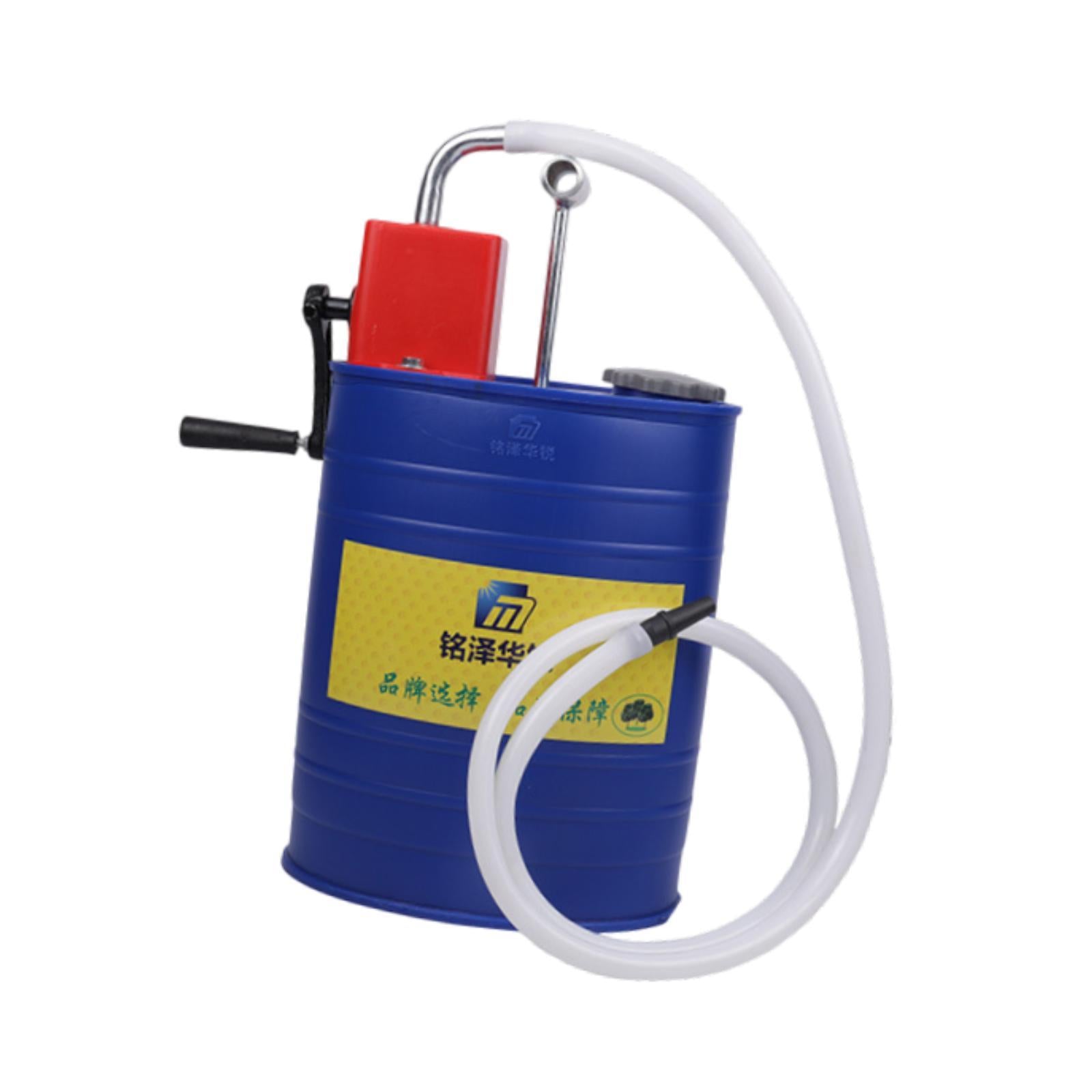 Transmission Oil Filling Pump Easy to Use Oil System Tool Oil Filling Barrel A Blue
