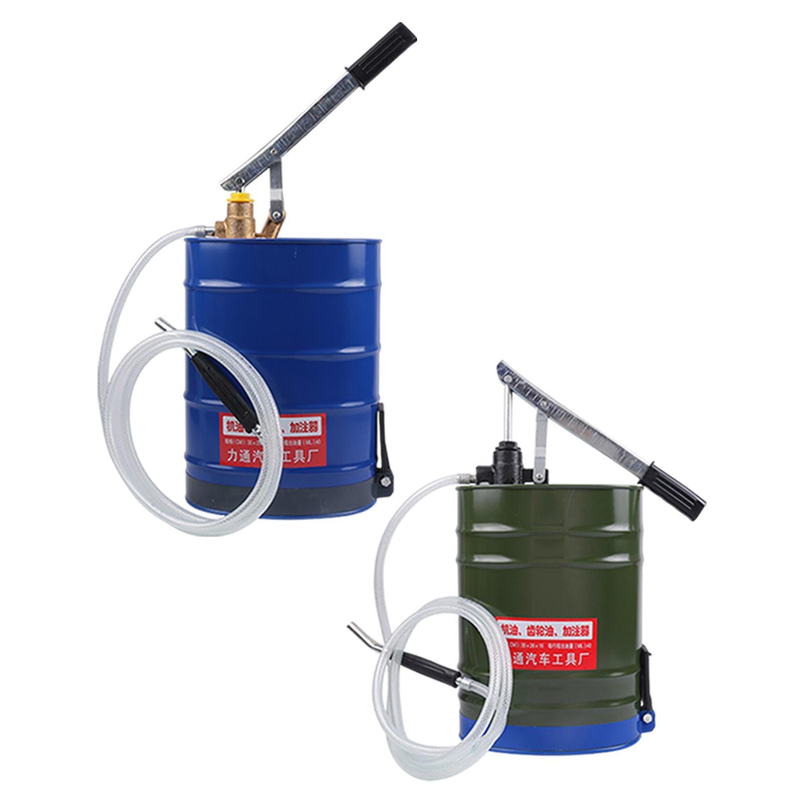 Pump Oiler 6.5 ft Oil Outlet Pipe Automobile Supplies 10L Gearbox Oil Filler Blue