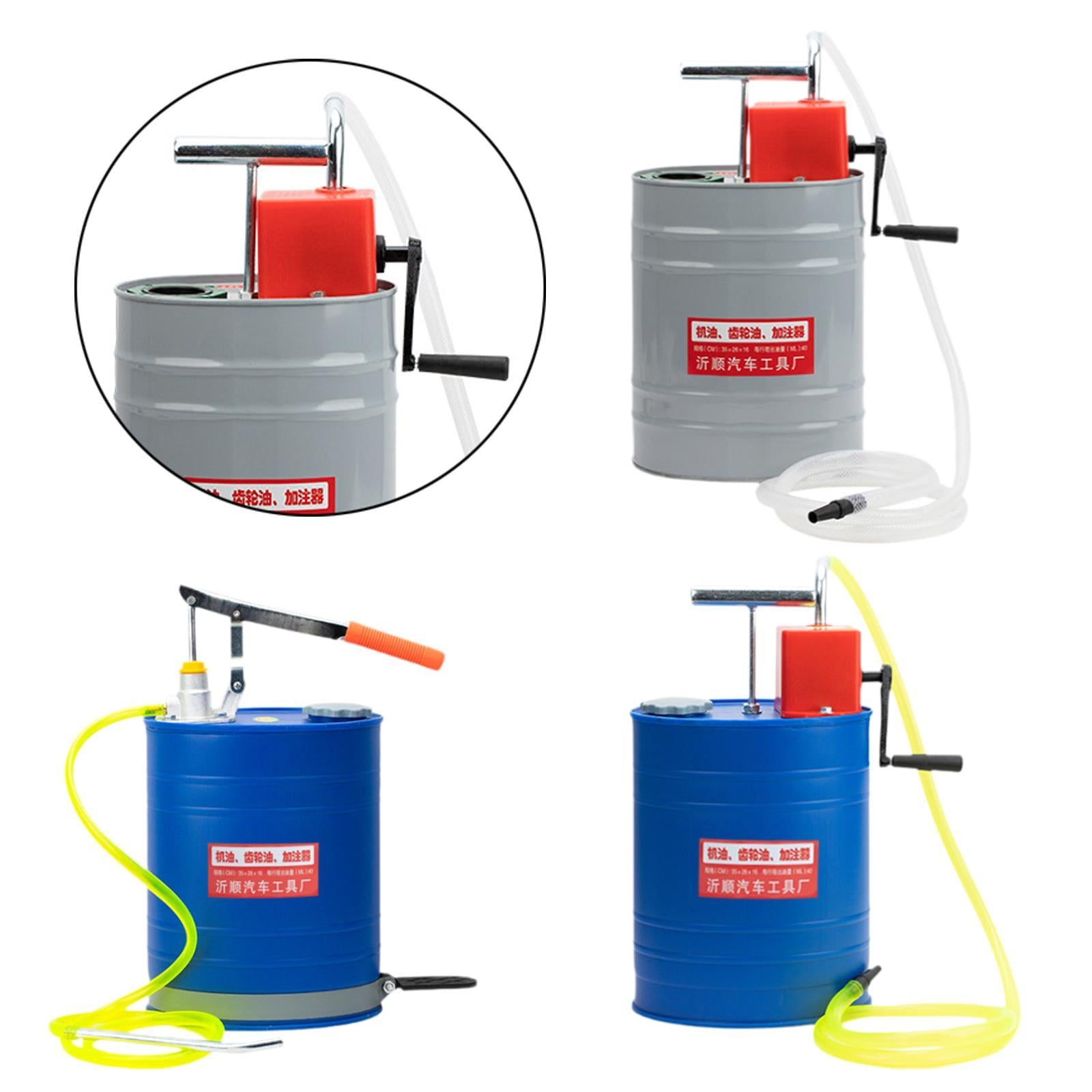 Hand Crank Oil Filling Barrel 10L Gear Oil Dispenser for Automotive Supplies A