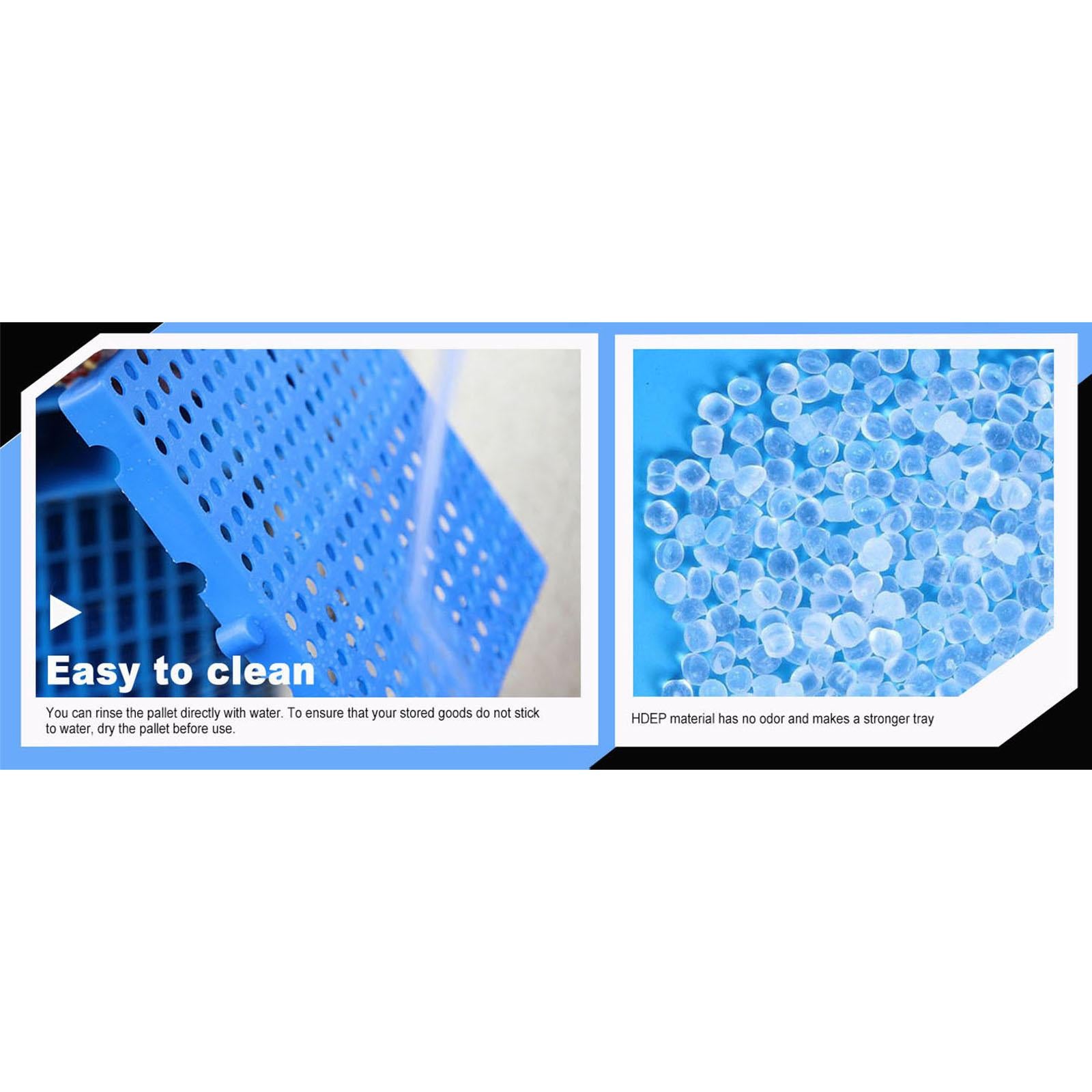 PP Pallet Pad Nestable Ventilation Floor Pallet for Restaurant Garden Indoor L