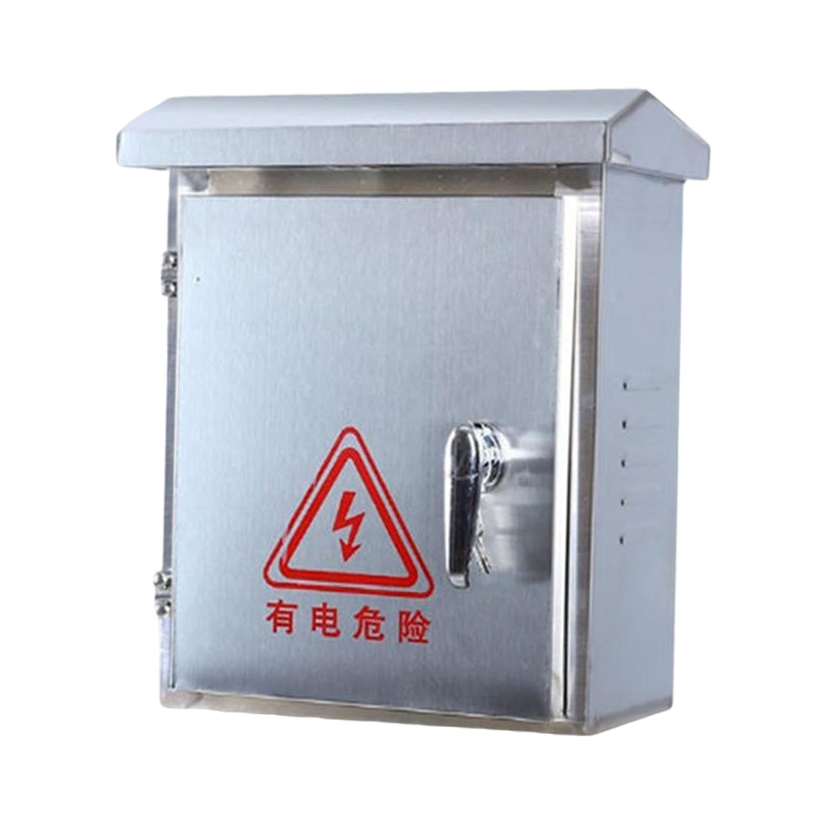 Outdoor Electrical Box Practical Versatile Dustproof Waterproof Junction Box Handle Lock