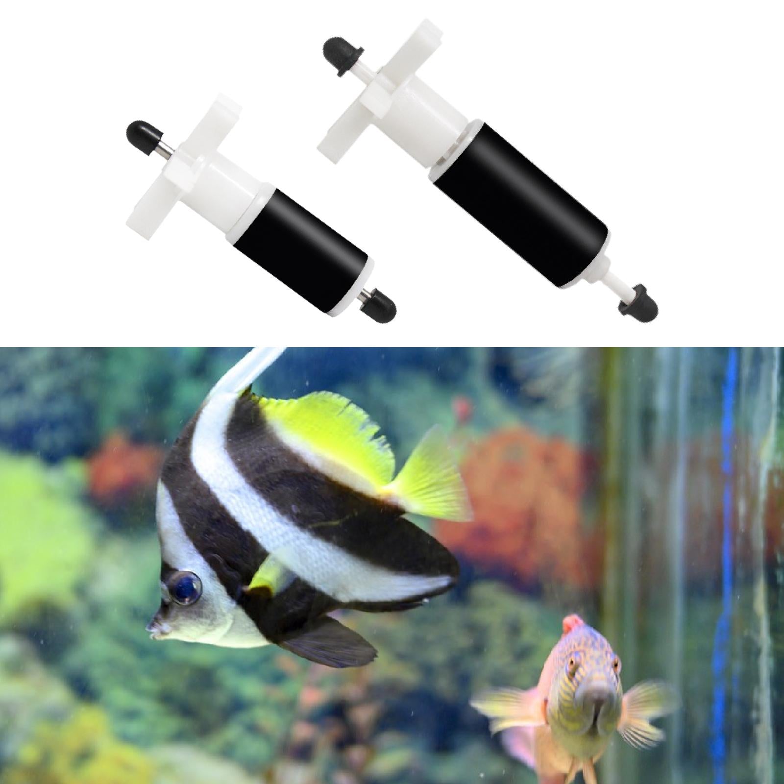 Impeller Assembly Fish Tank Water Circulation Equipment Aquarium Filter Part 6.9cmx3.7cm