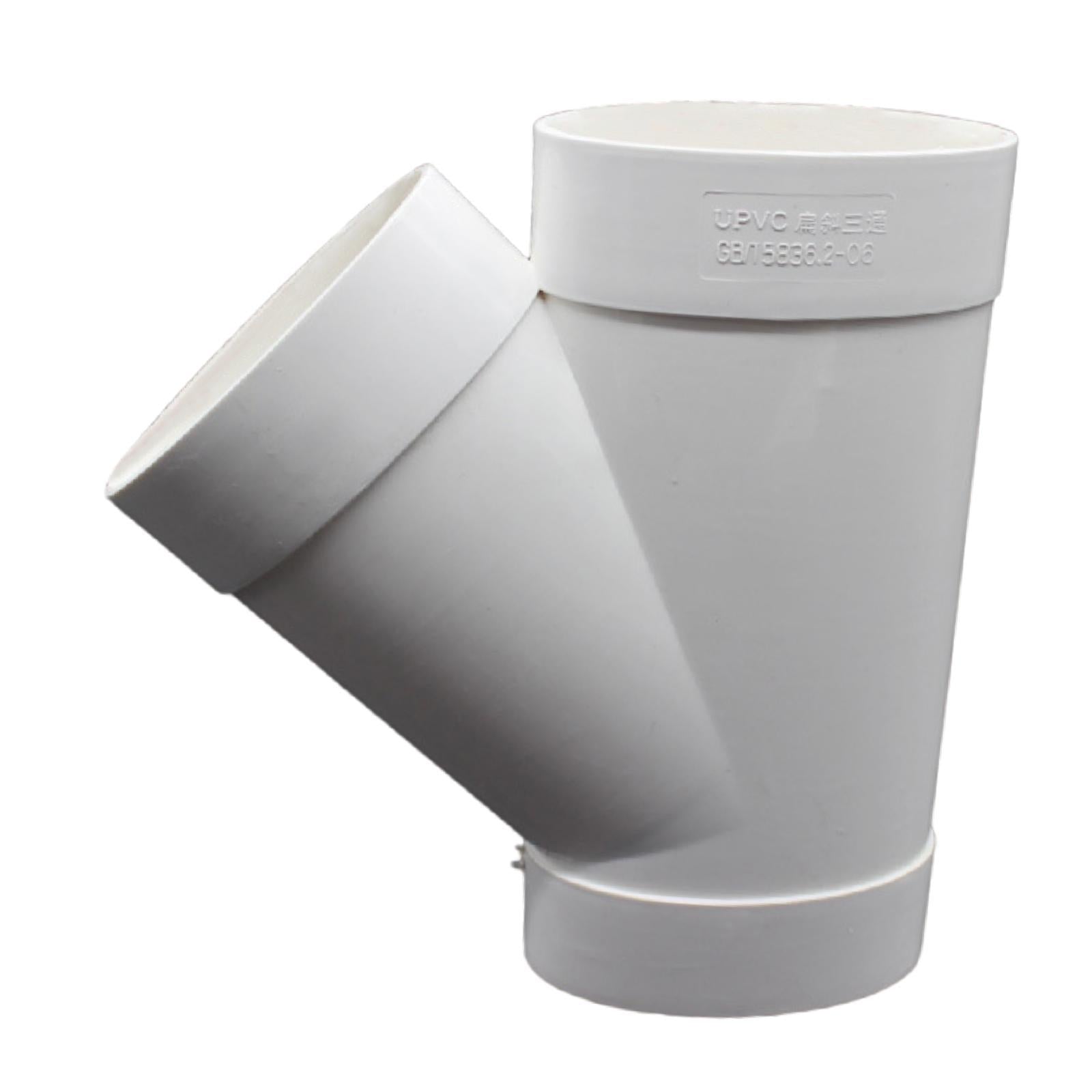 Ventilation Pipe Connector Tool PVC Ducting Adaptor for Hotel Restroom Basin Y 27cmx12.5cmx12.5cm