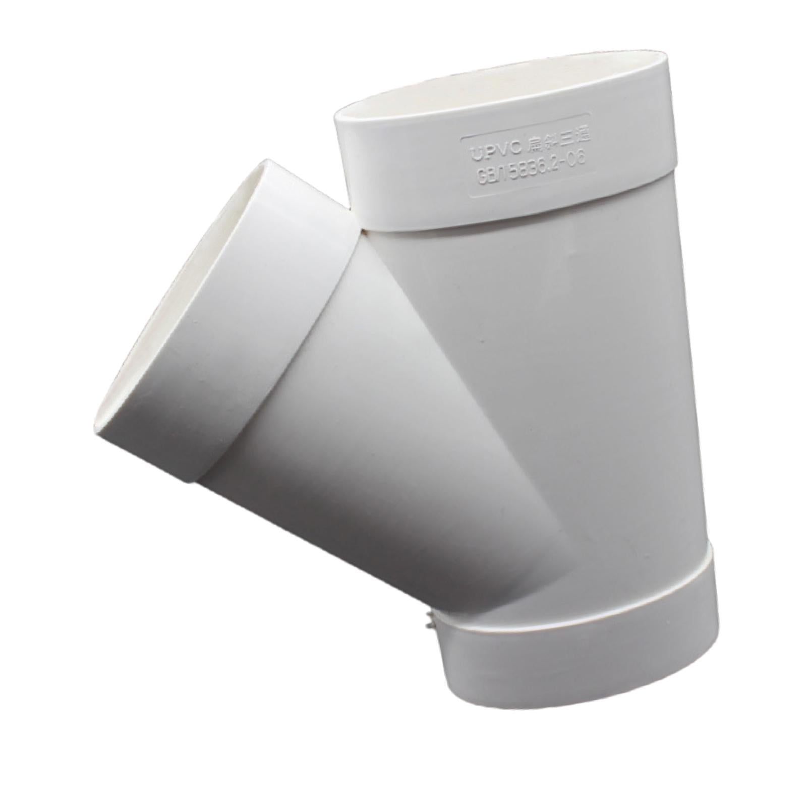 Ventilation Pipe Connector Tool PVC Ducting Adaptor for Hotel Restroom Basin Y 27cmx12.5cmx12.5cm