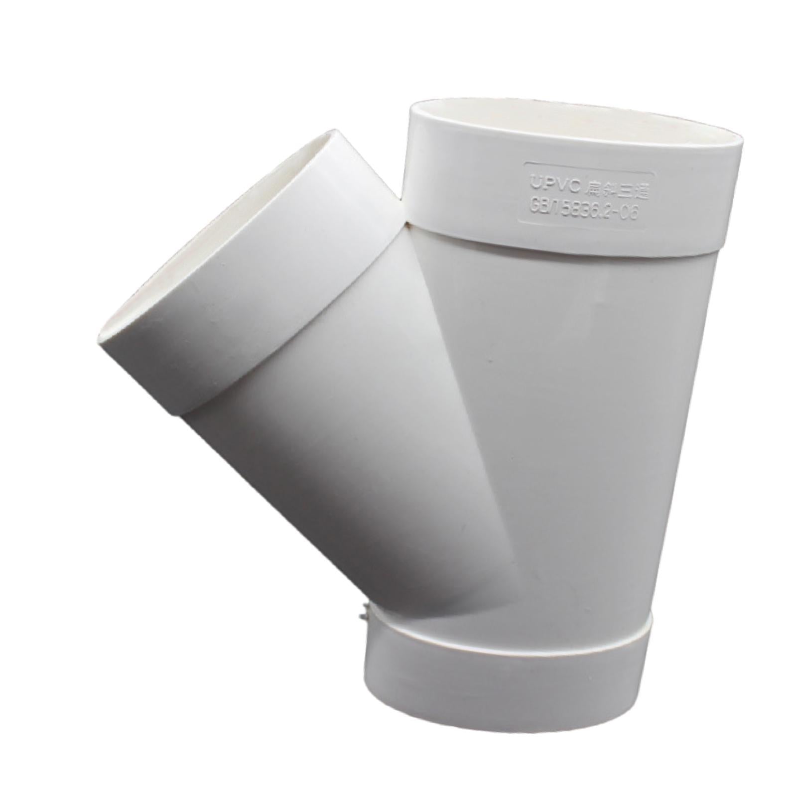 Ventilation Pipe Connector Tool PVC Ducting Adaptor for Hotel Restroom Basin Y 27cmx12.5cmx12.5cm