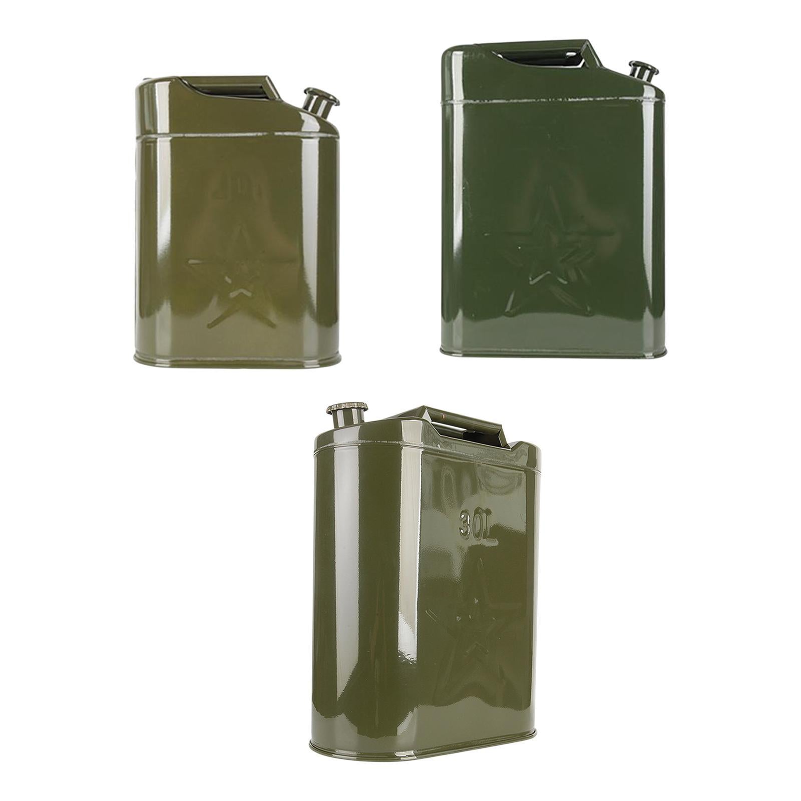Auto Fuel Tank Lightweight Portable Petrol Can for Overlanding Adventure Car 10L 36.5cmx13cmx28cm