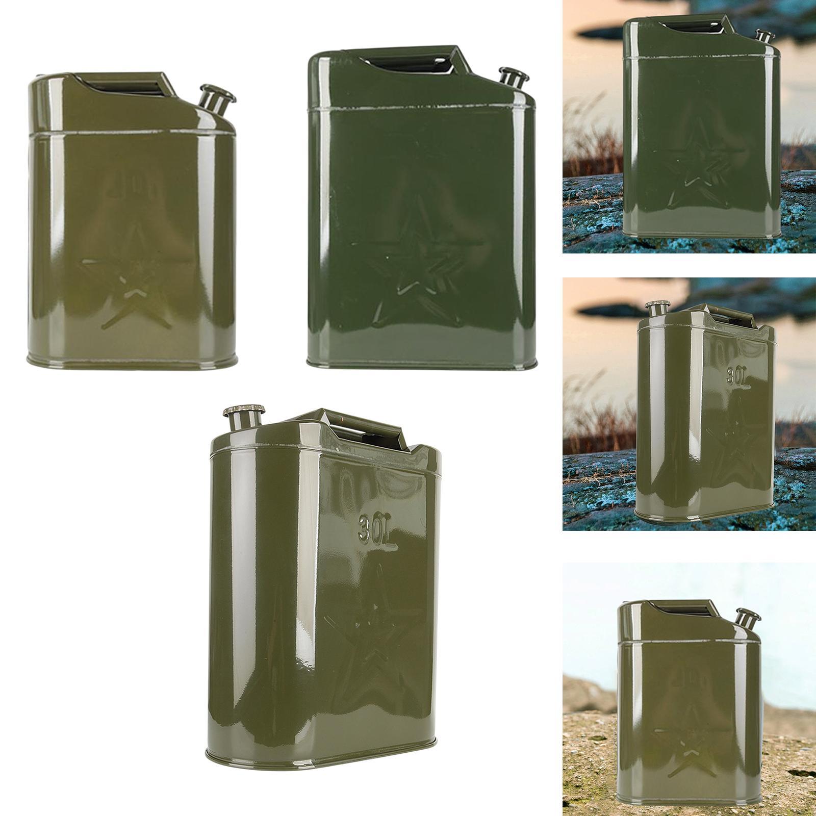 Auto Fuel Tank Lightweight Portable Petrol Can for Overlanding Adventure Car 10L 36.5cmx13cmx28cm
