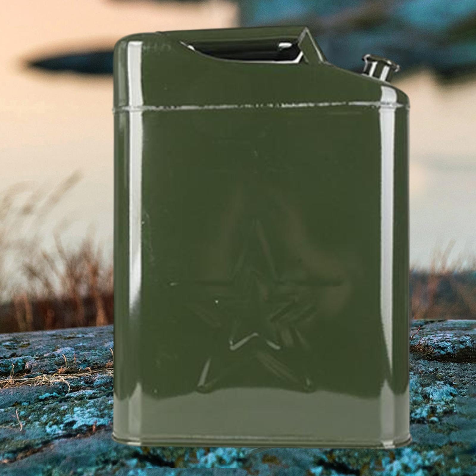Auto Fuel Tank Lightweight Portable Petrol Can for Overlanding Adventure Car 20L 44.5x16x33.5cm