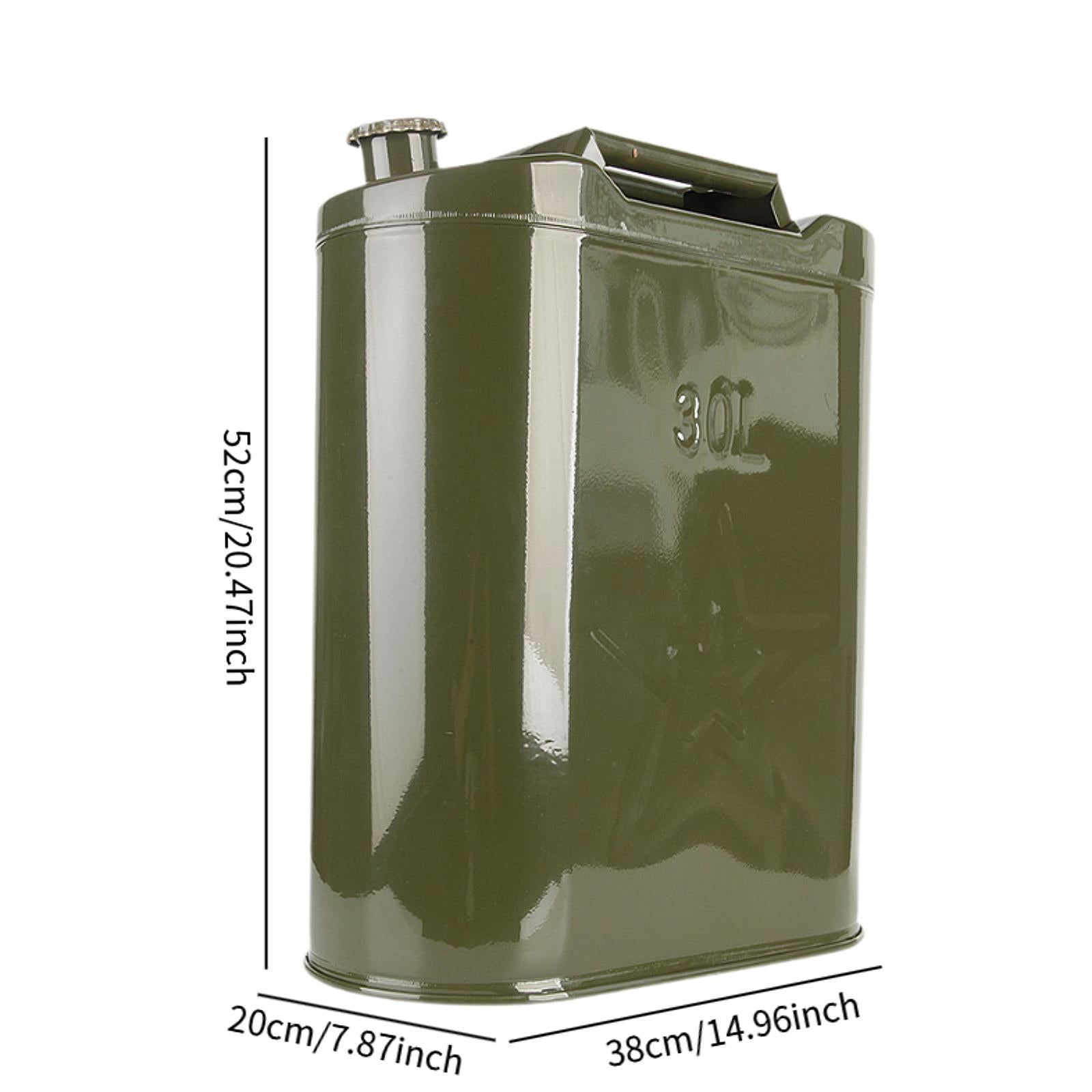 Auto Fuel Tank Lightweight Portable Petrol Can for Overlanding Adventure Car 30L 52cmx20cmx38cm