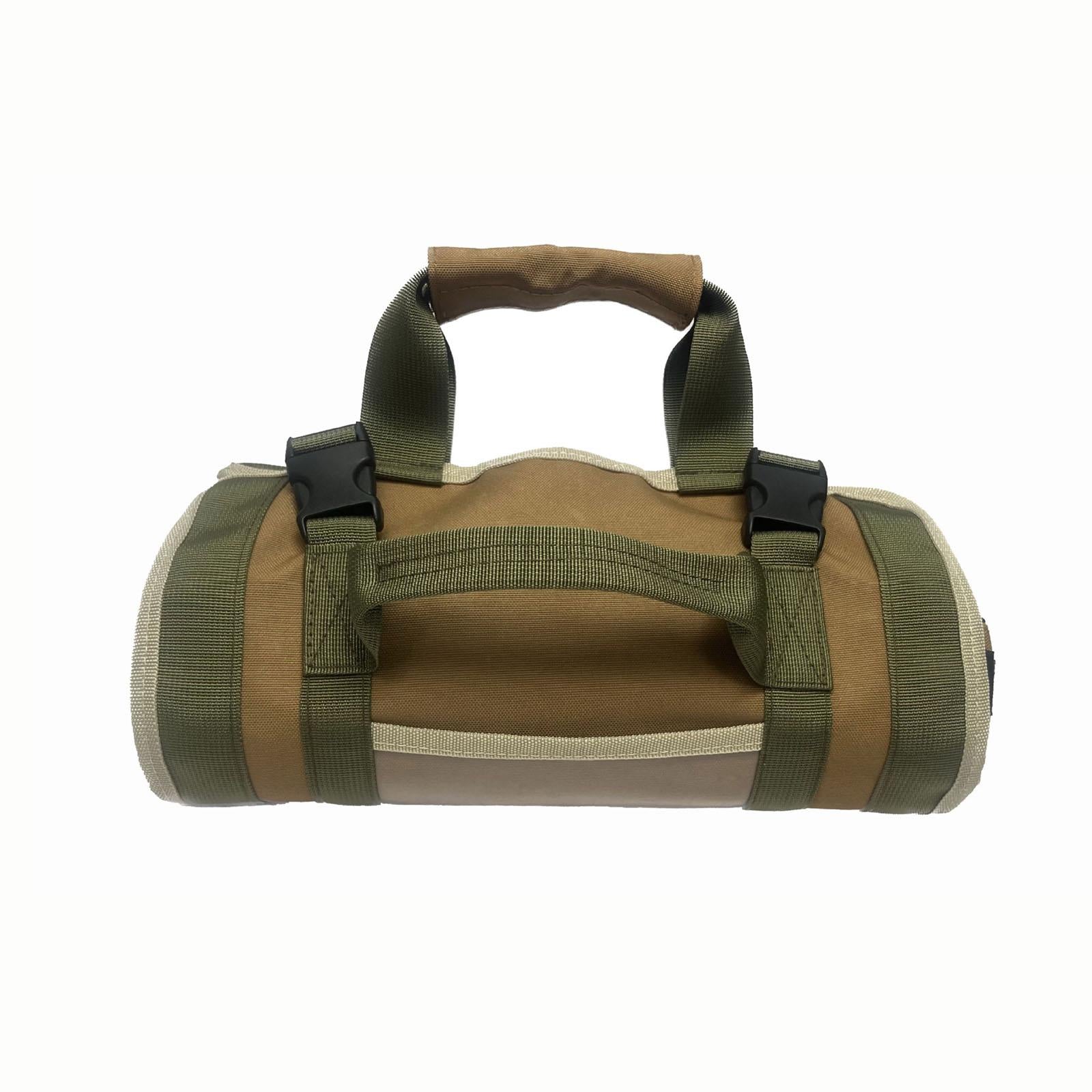 Roll up Tool Bag Oxford Cloth Rollup Toolbag for Electrician Husband Grandpa