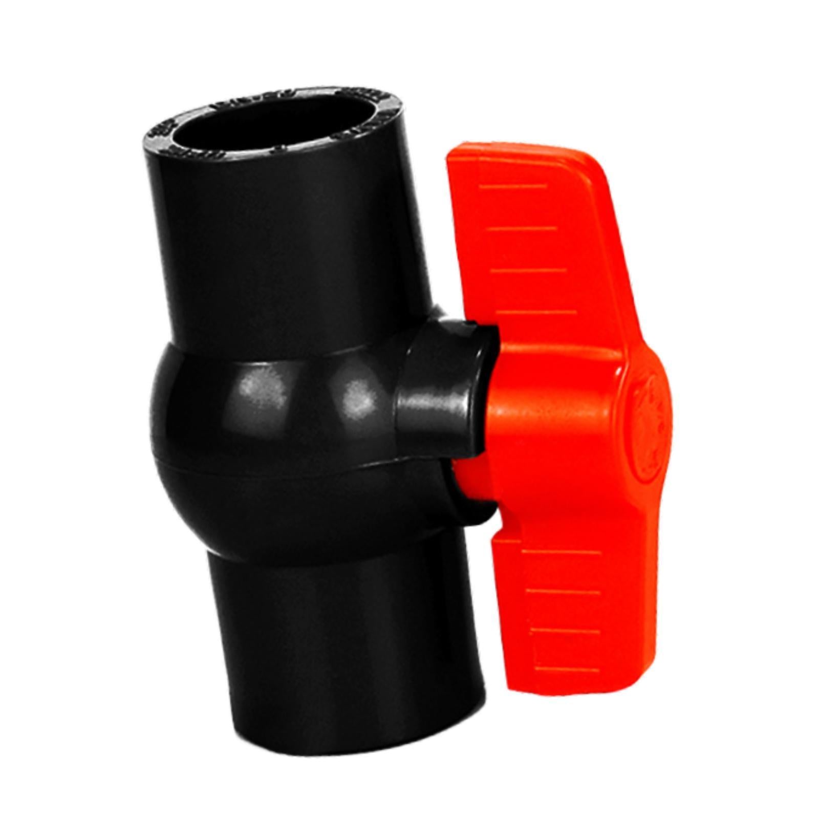 PVC Ball Valve Slip Fitting Aquarium Socket Valve Sewage Pipe Control Valve Inner Dia 5cm