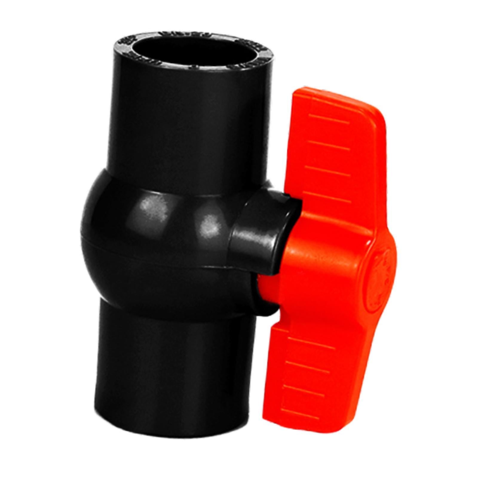 PVC Ball Valve Slip Fitting Aquarium Socket Valve Sewage Pipe Control Valve Inner Dia 5cm