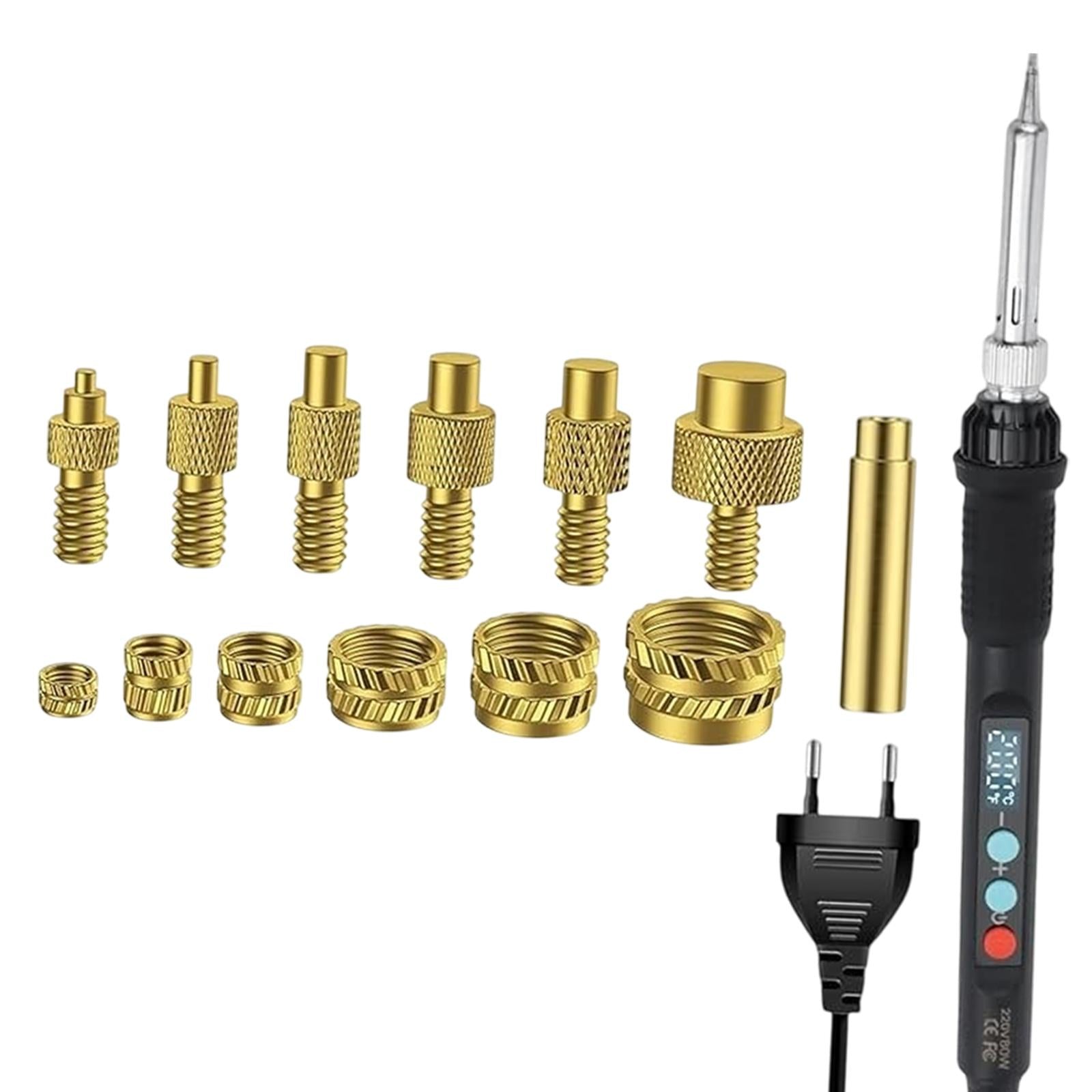 Threaded Inserts Soldering Tips Set Professional Electric Soldering Iron Kit