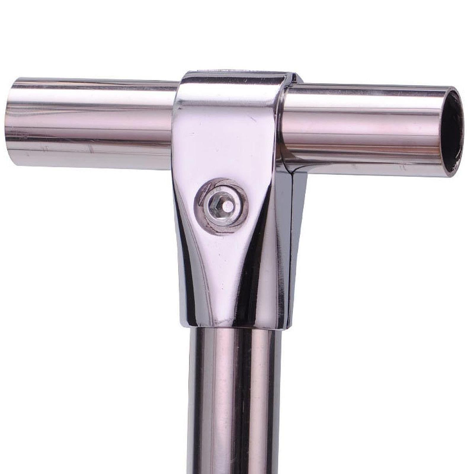 Tee Tube Pipe Connector Inner Dia 0.98 inch Coupling for Scaffold Fence Shed 6.9cmx3cm
