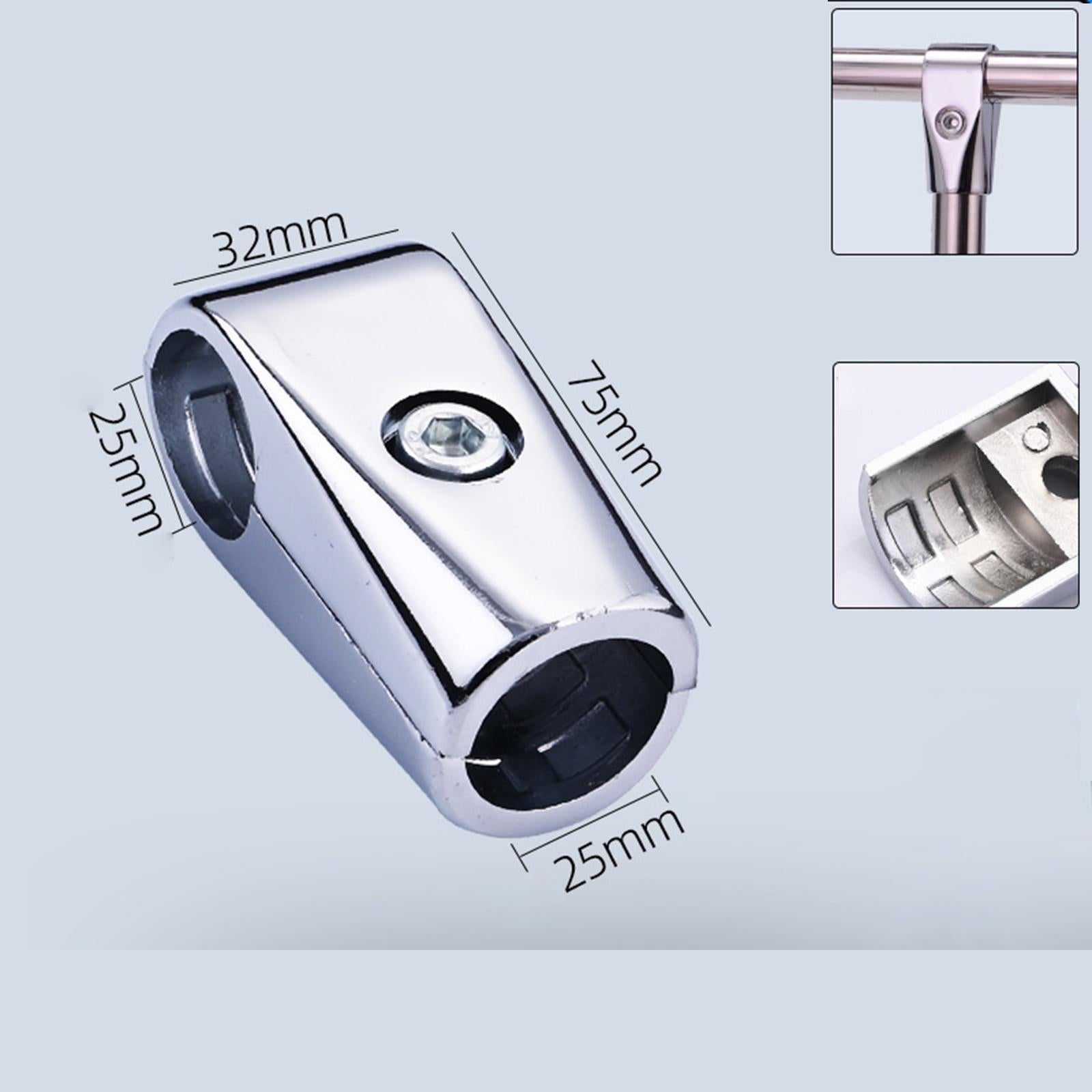 Tee Tube Pipe Connector Inner Dia 0.98 inch Coupling for Scaffold Fence Shed 7.5cmx3.2cm